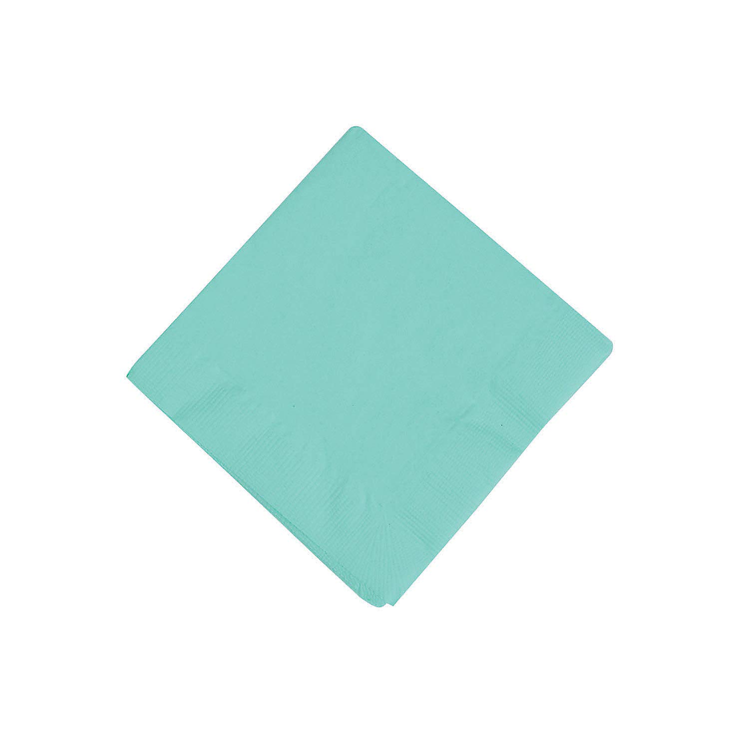 Fresh Mint Beverage Napkins - 50-Pack Premium Party Napkins for Drinks & Cocktails - Eco-Friendly Disposable Tableware - Perfect for Weddings, BBQs & Birthday Parties