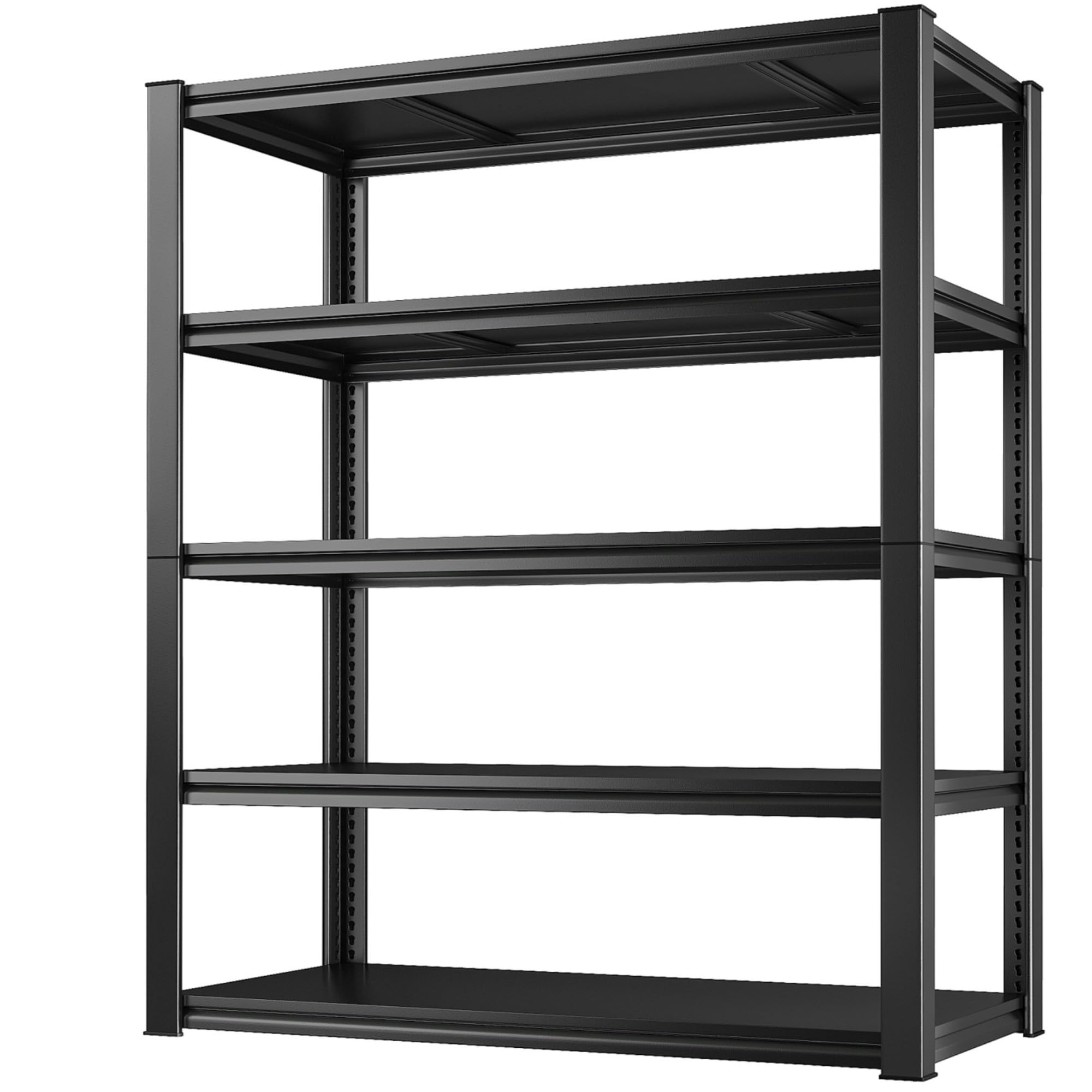 Raybee Heavy Duty Garage Shelving Unit - 2050LBS Capacity Adjustable Industrial Metal Storage Shelves (32.5