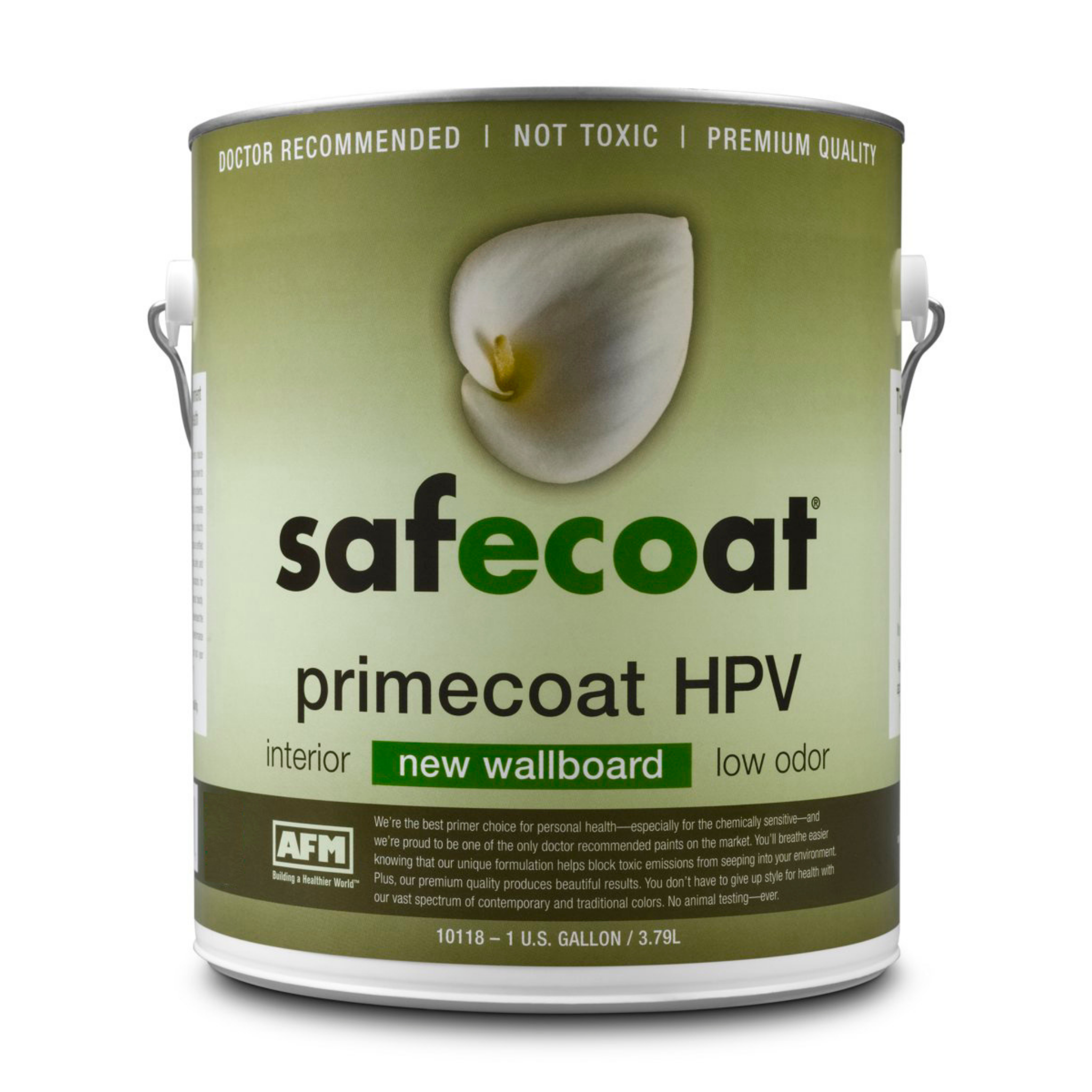 AFM Safecoat Primecoat HPV New Wallboard - Low VOC Primer for Drywall & Plaster - Perfect for Home Renovation & Eco-Friendly Painting Projects