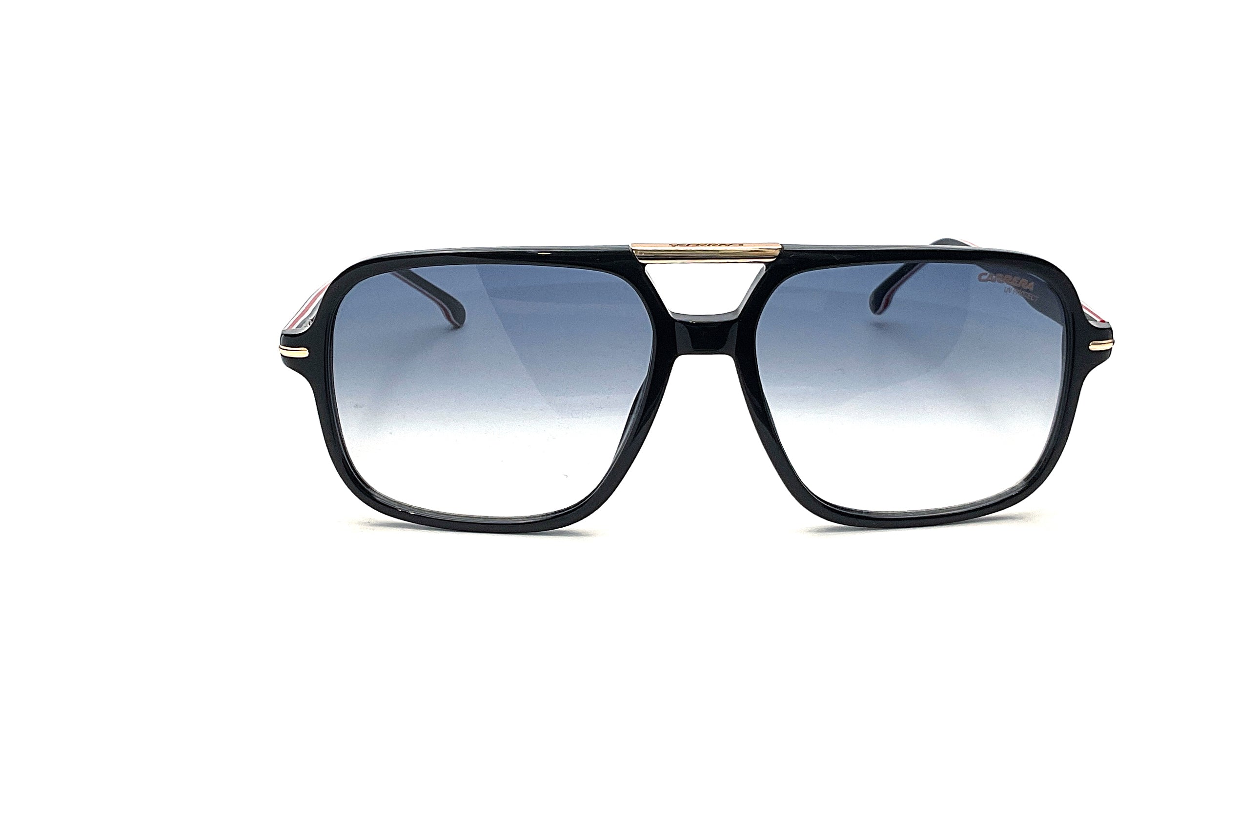 Carrera 350 Black Gold Men's Sunglasses - Polarized UV Protection for Driving, Running & Outdoor Activities