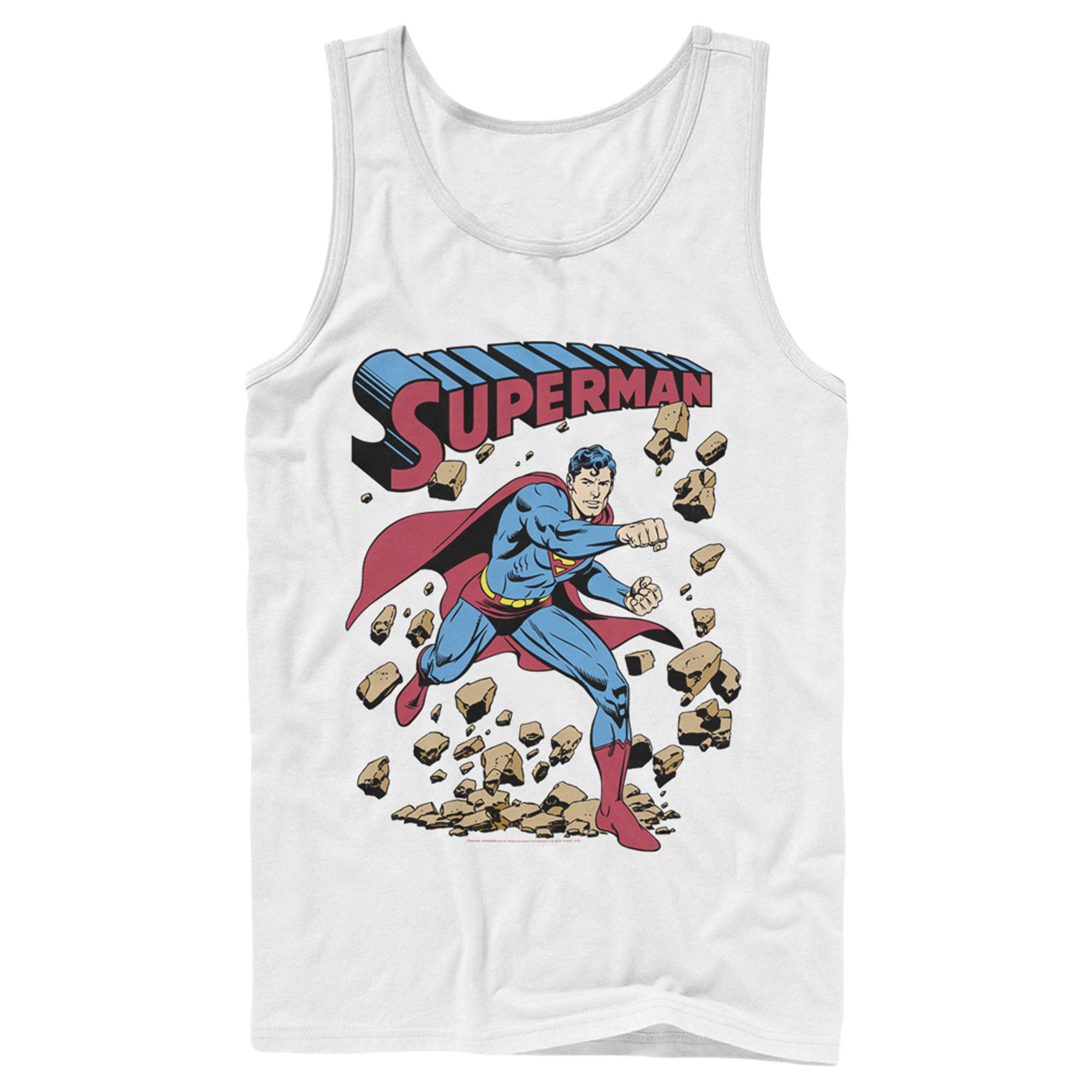 Superman Hero Break Barriers Men's Tank Top - Comfortable & Stylish Graphic Tee for Gym, Workout, and Casual Wear