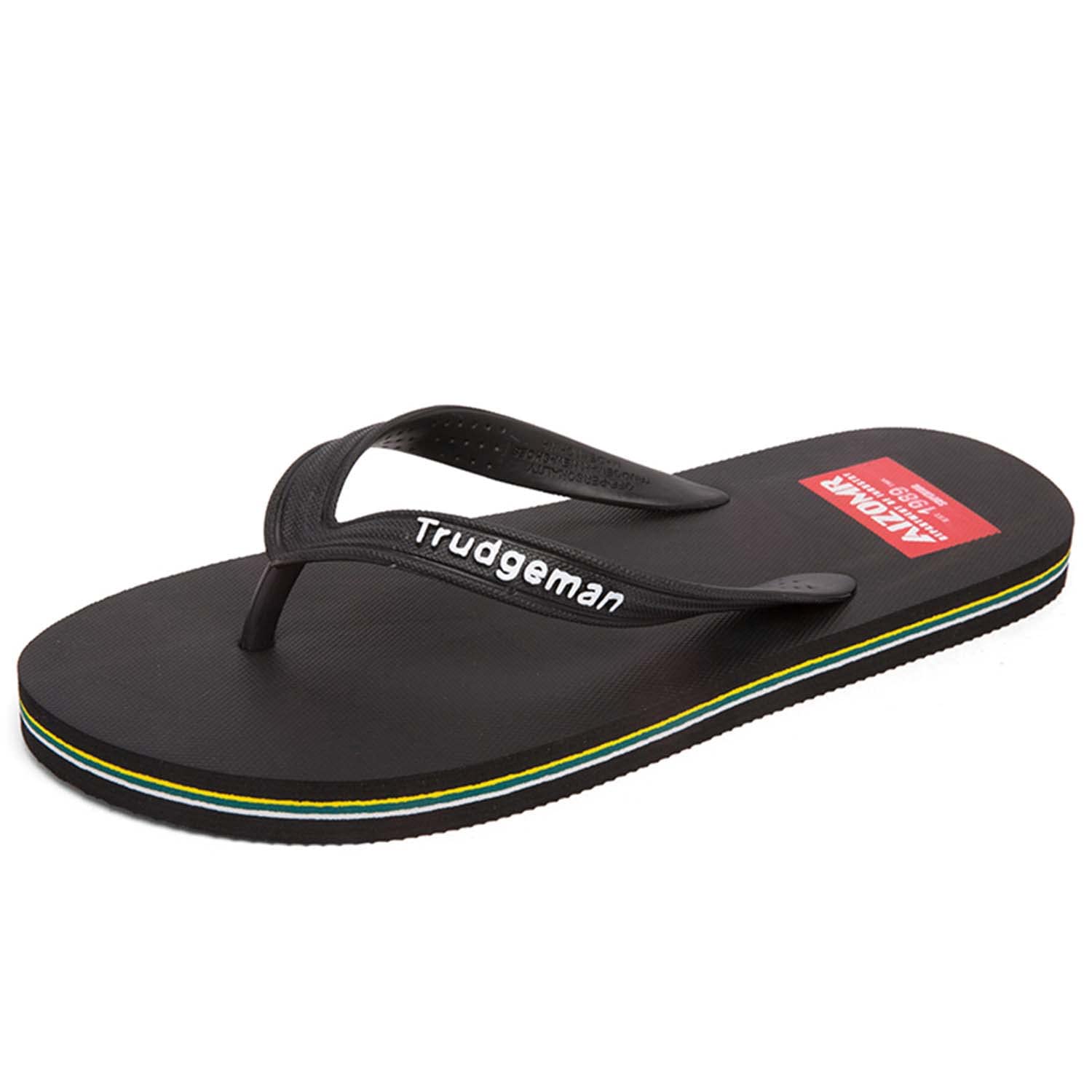 **Eliogn Men's Flip Flops - Lightweight Summer Sandals for Indoor & Outdoor Use - Comfortable Shower, Pool, Beach Shoes - Ideal for Walking, Lounging & Vacation Wear**