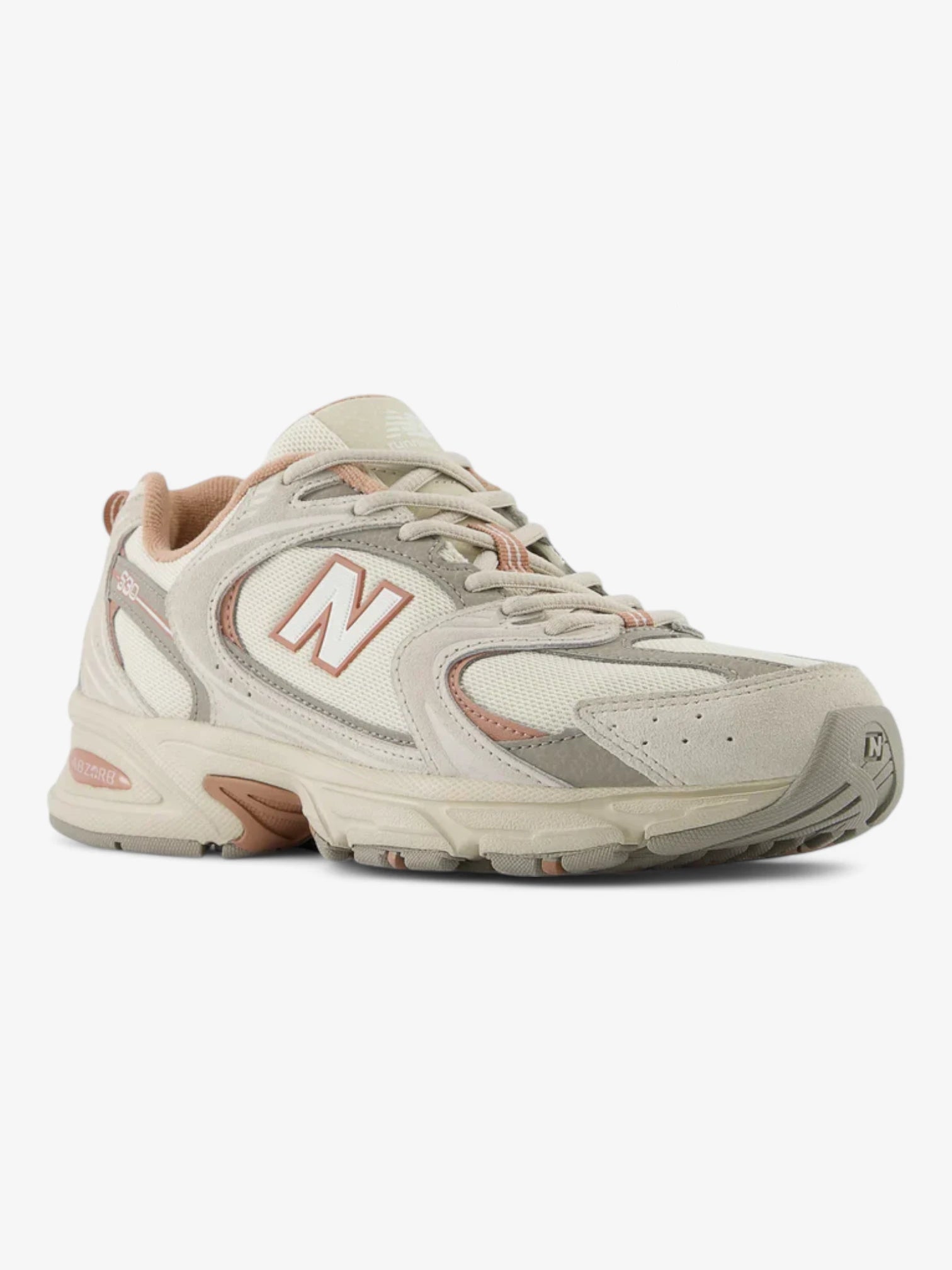 New Balance 530 Running Shoes for Women - Light Gray & Pink Sneakers | Comfortable Athletic Shoes for Jogging, Gym Workouts & Casual Wear