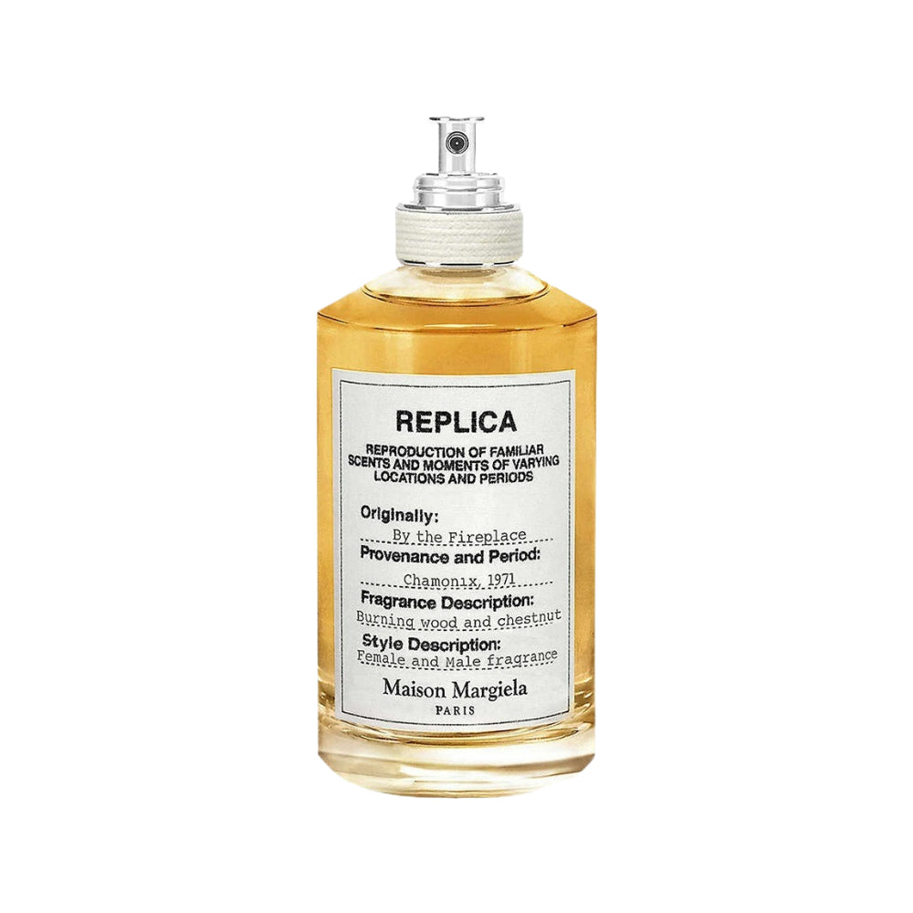 Maison Margiela Replica By The Fireplace Eau De Toilette 100ml - Warm Woody Scent for Winter Evenings & Cozy Nights at Home
