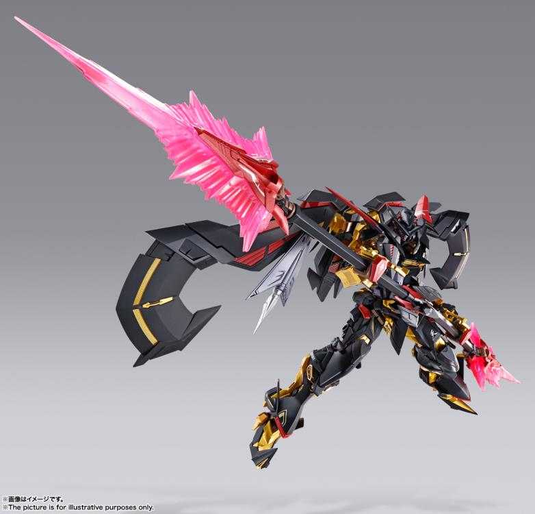 Bandai Metal Build Gundam SEED Astray Gold Frame Amatsu Mina (Princess of the Sky Ver.) 1/100 Scale Action Figure - Premium Collectible Model Kit for Anime Fans & Gundam Collectors | Perfect for Display, Cosplay Props & Gift for Mecha Enthusiasts