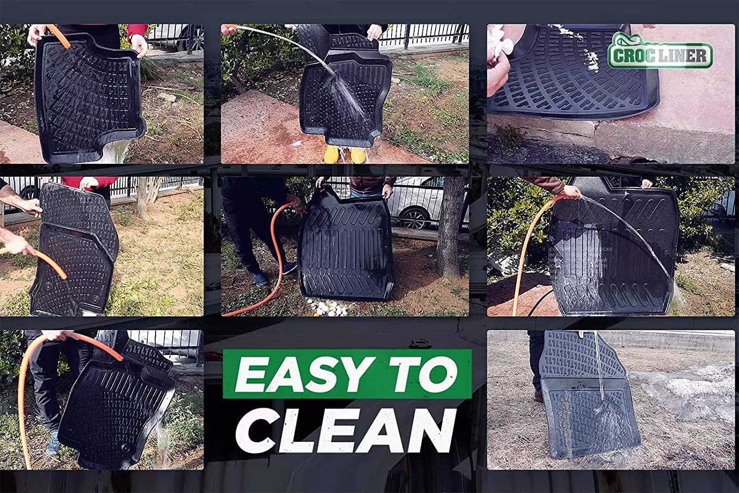 Premium All-Weather Floor Mats for Audi Q7 (2007-2015) - Custom Fit Front & Rear Floor Liners - Waterproof & Durable Car Mats for Winter, Rain & Mud Protection - Perfect for Daily Commute & Family Road Trips