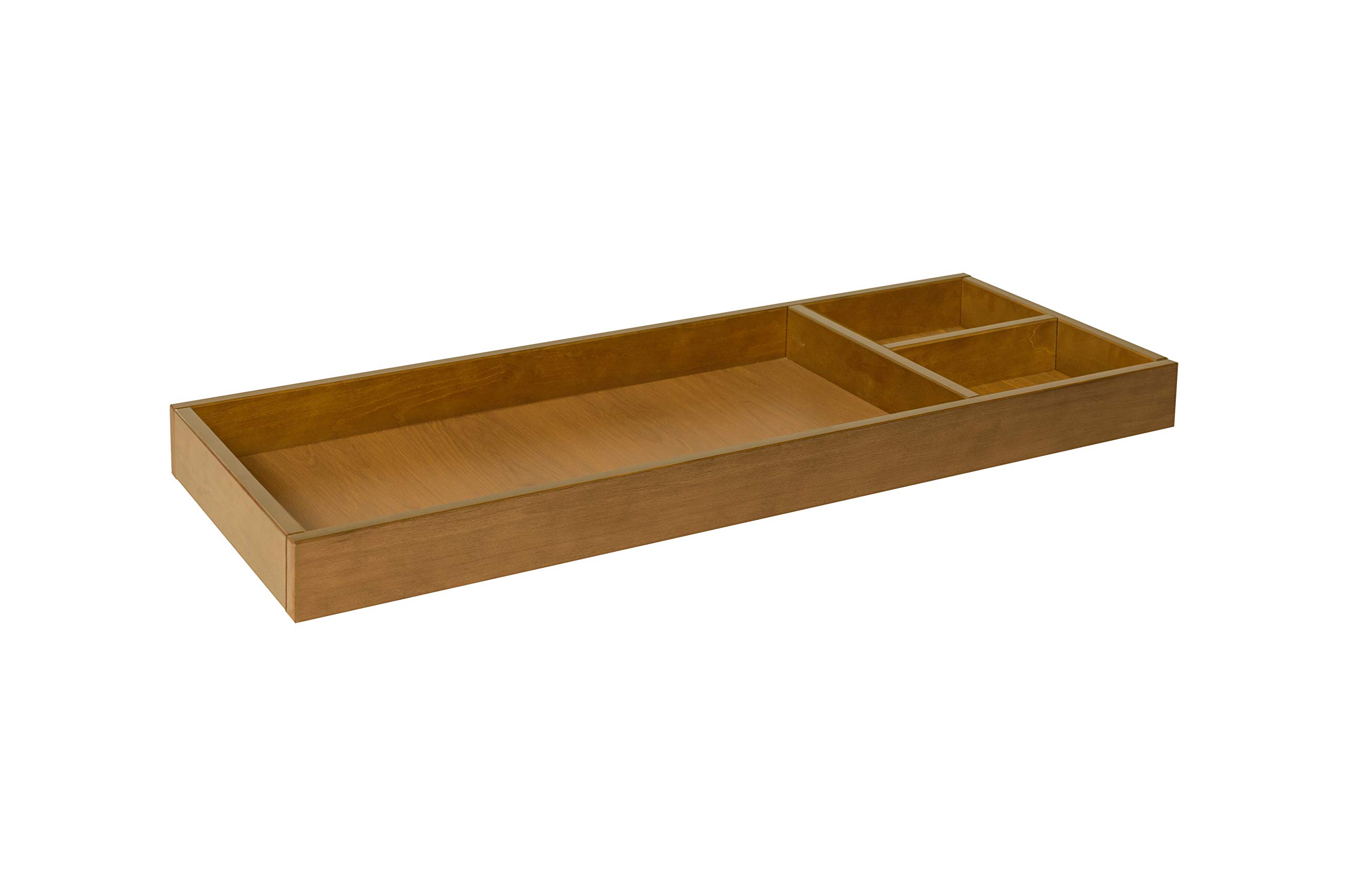 DaVinci Universal Wide Removable Changing Tray (M0619) - Chestnut Baby Changing Station for Dressers | Safe & Convenient Diaper Changing Solution for Nursery, Bedroom & Travel