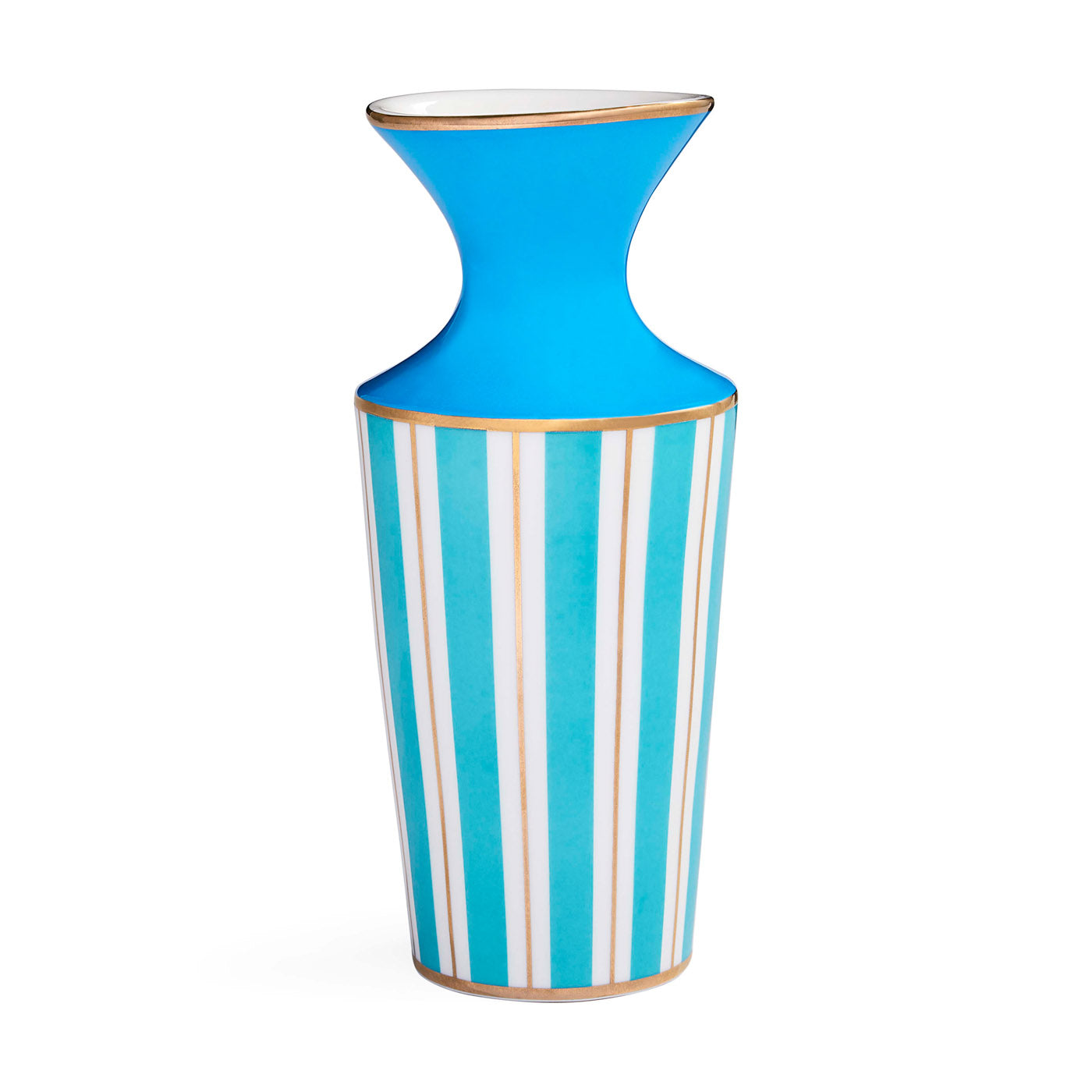 Portofino Cuff Vase - Handmade Ceramic Vase for Home Decor, Wedding Centerpiece, and Tabletop Display | Elegant Floral Arrangement Vase for Living Room, Dining Table, and Office Decor