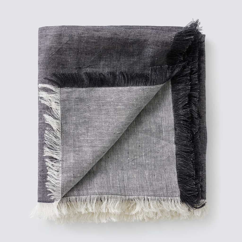 Premium Arya Linen Bed Blanket - Soft & Breathable All-Season Throw - Perfect for Bedroom, Sofa, and Outdoor Picnics