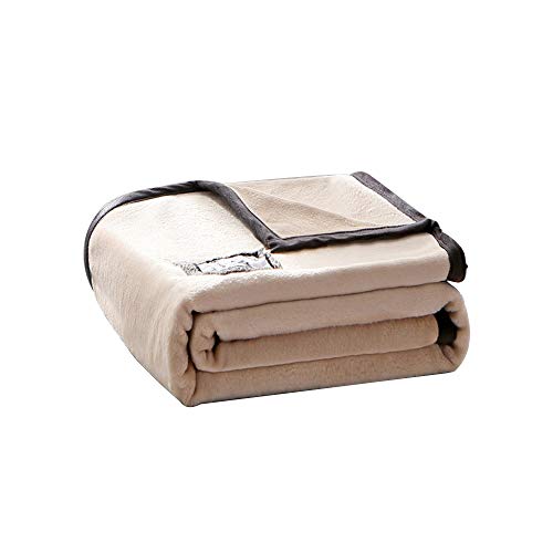 HANSHAN Ultra Soft Plush Blanket - 39x59 Inch Cozy Fleece Throw for Bed, Couch & Sofa - Warm Luxury Blanket Gift for Women & Men - Perfect for Winter Nights, Movie Time & Home Decor (Color: B)