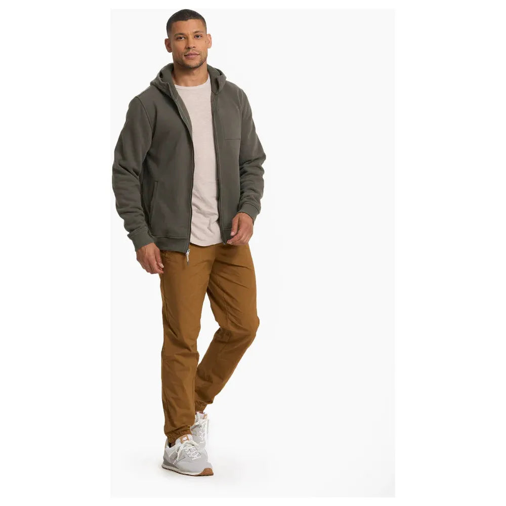 Vuori Men's Seaside Hoodie - Soft & Lightweight Pullover Hooded Sweatshirt for Running, Gym & Casual Wear | Oregano Green