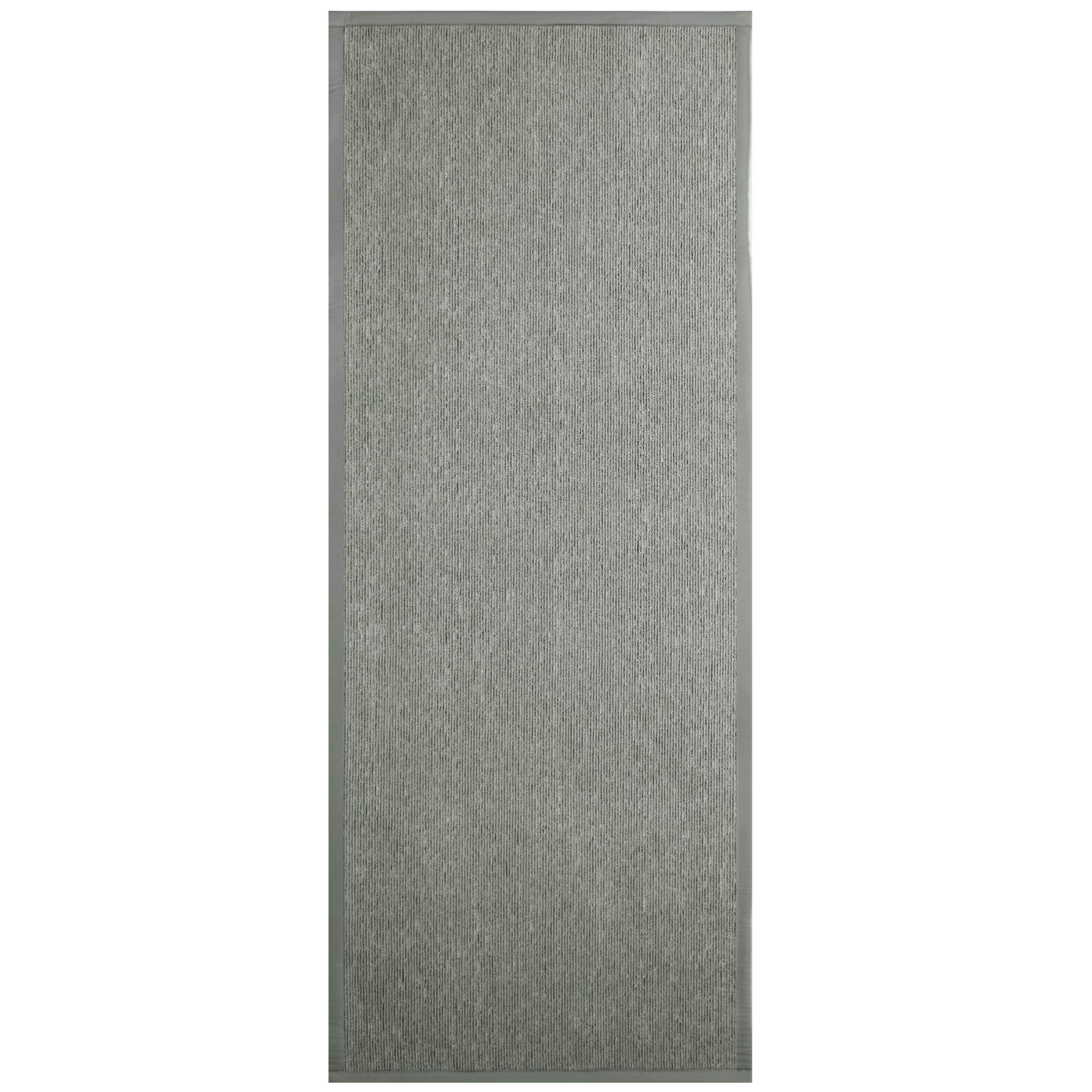 Premium Synthetic Sisal Runner Rug - Softer Than Natural Sisal, Stain Resistant & Easy to Clean - Silver Grey 28.5