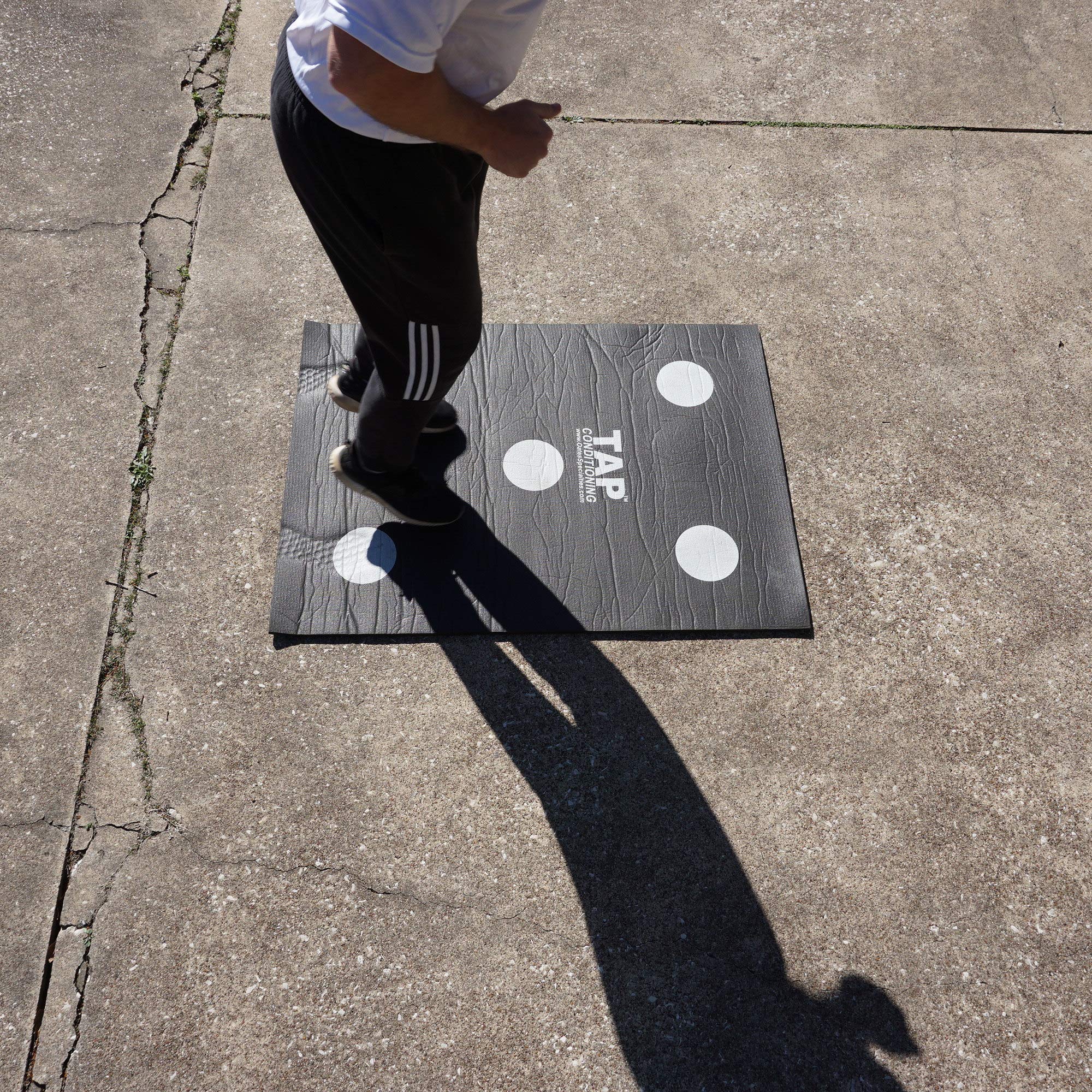 Premium TAP Dot Mat - Non-Slip Black Floor Protector for Furniture, Chairs & Tables - Ideal for Home, Office & Gym Use