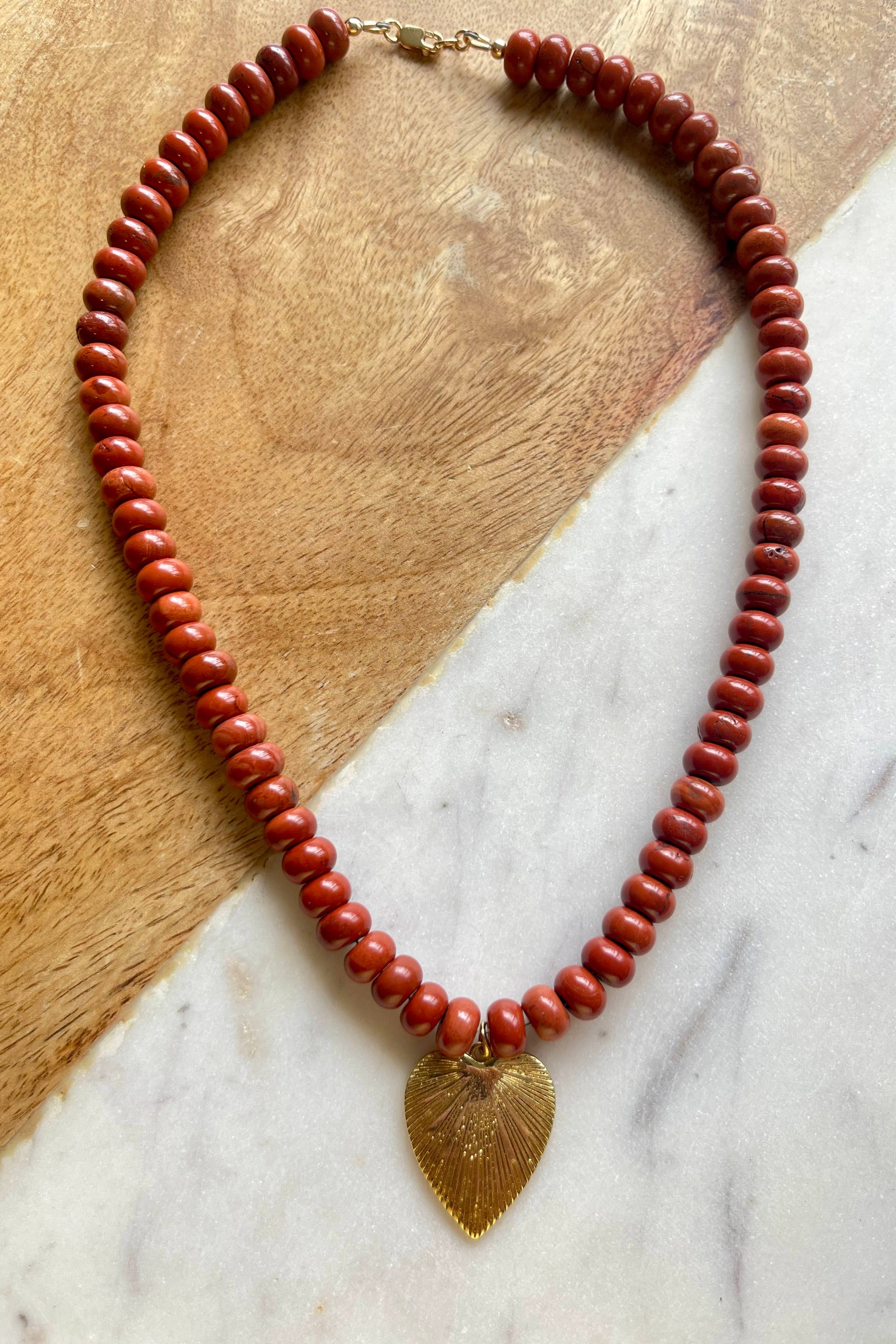 Kaily Necklace | Red Jasper Stone Jewelry for Women - Perfect for Everyday Wear, Gifts & Spiritual Healing