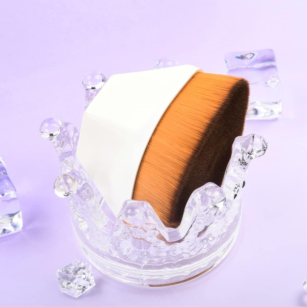 Roktry Petal-Shaped Foundation Brush - Professional Liquid, Cream & Powder Makeup Brush for Flawless Application | Perfect for Daily Makeup, Contouring & Airbrush Finish
