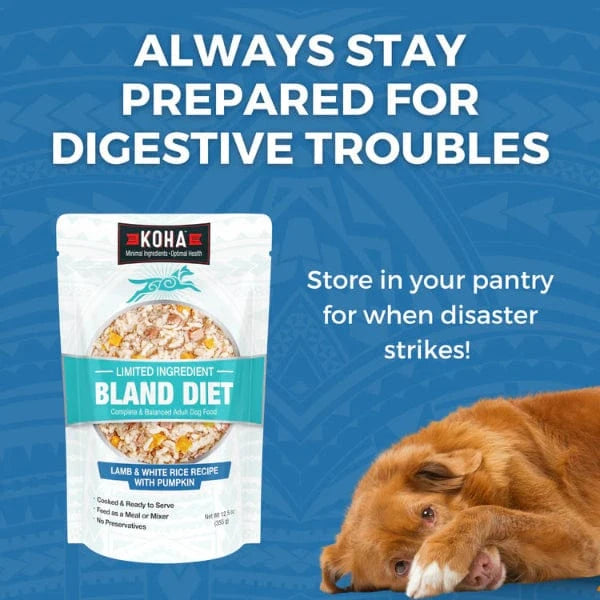 KOHA Limited Ingredient Lamb & White Rice Dog Food - Grain-Free, Hypoallergenic Dry Kibble for Sensitive Stomachs - Perfect for Dogs with Food Allergies or Digestive Issues