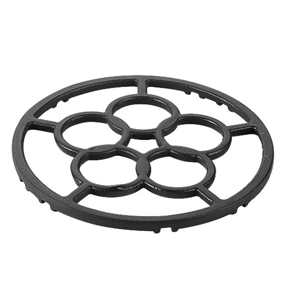 Cast Iron Gas Stove Cooker Ring Reducer - Heavy Duty Wok Ring for Kitchen Gas Stovetop, Compatible with Espresso Maker & Coffee Pot - Perfect for Asian Cooking, Camping & Outdoor Use