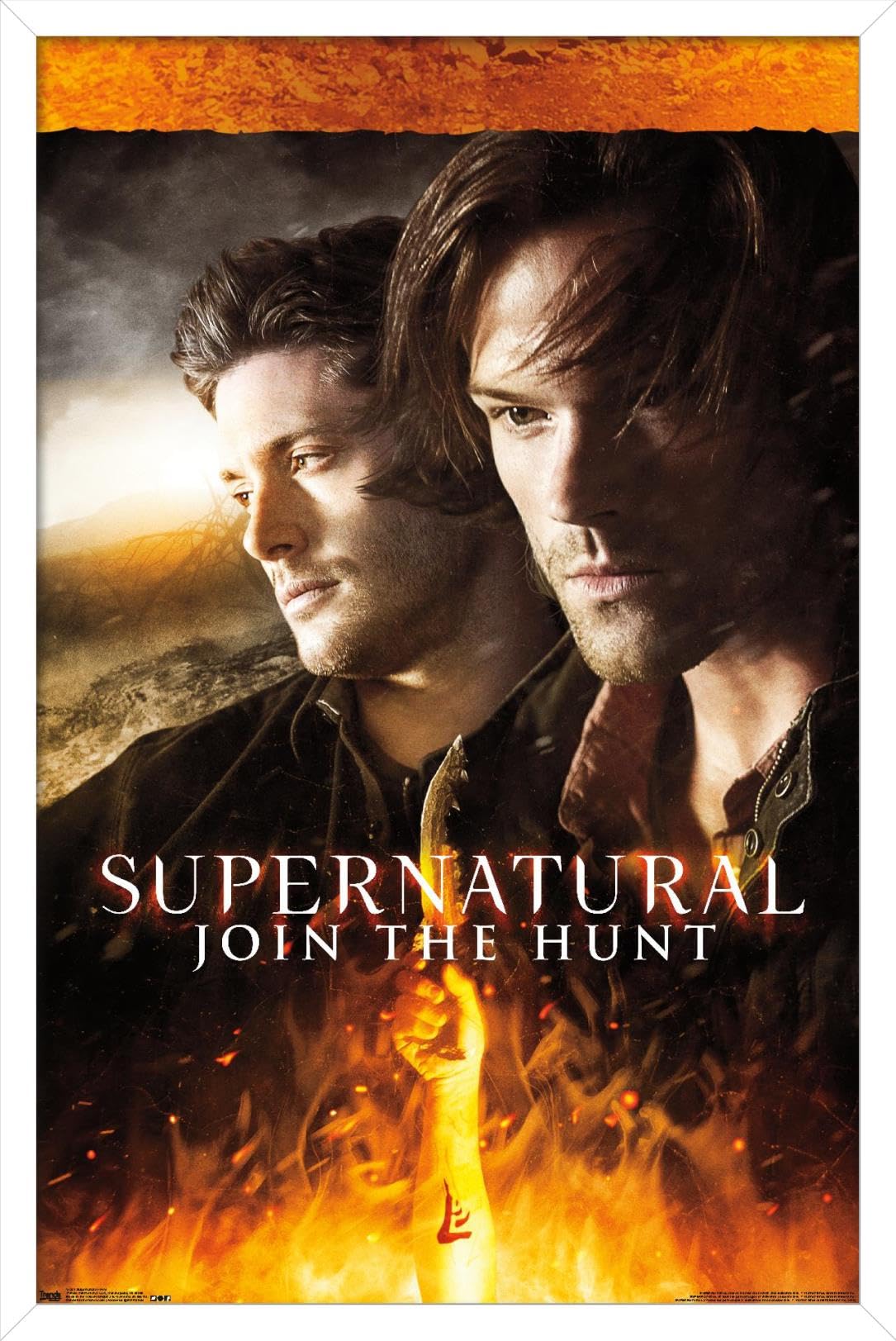 Supernatural Fire Wall Poster - 22.375