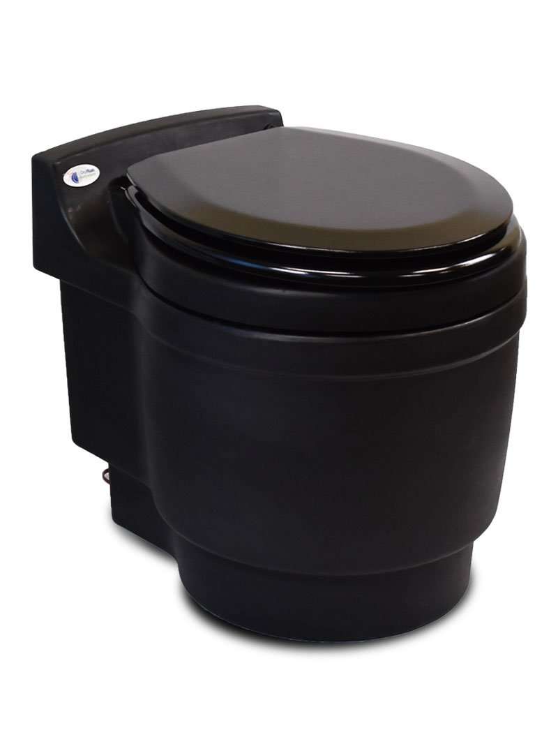 Laveo Dry Flush DF1045 Waterless Portable Toilet with 12V Battery & Charger - Compact, Odor-Free Solution for Camping, RV Travel & Emergency Use