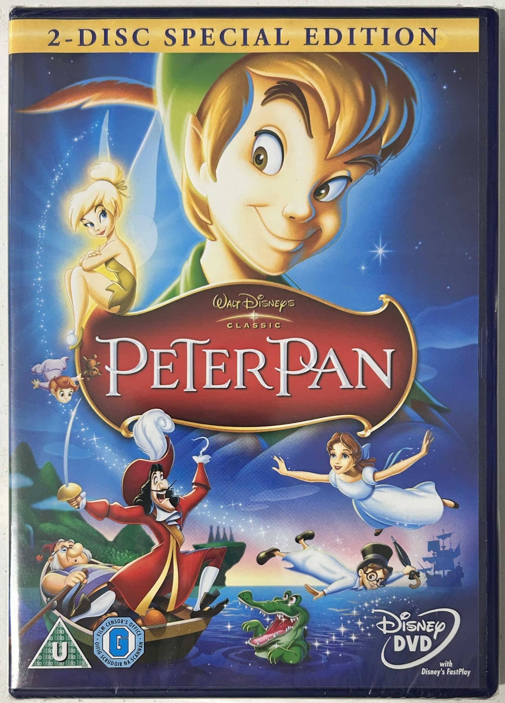Peter Pan (2-Disc Special Edition) [1953] [DVD] - Classic Disney Animated Movie for Kids & Family Movie Night Collection