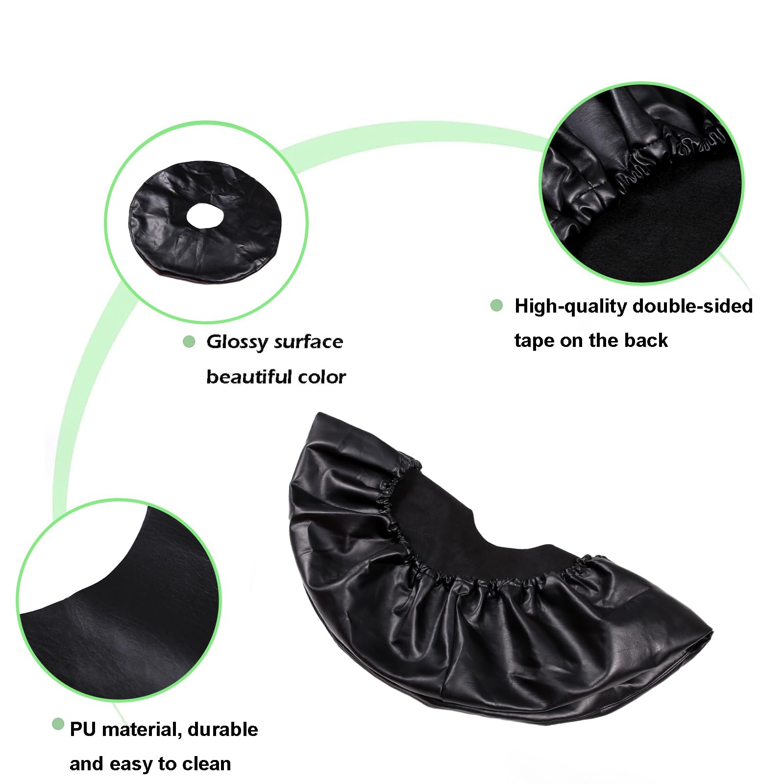 **Premium Leather Spare Tire Cover for 2003-2009 Hummer H2 - Waterproof, Durable & Stylish Wheel Protector with Hole (Fits Trunk Accessories) - Perfect for Off-Road Adventures & Car Shows**
