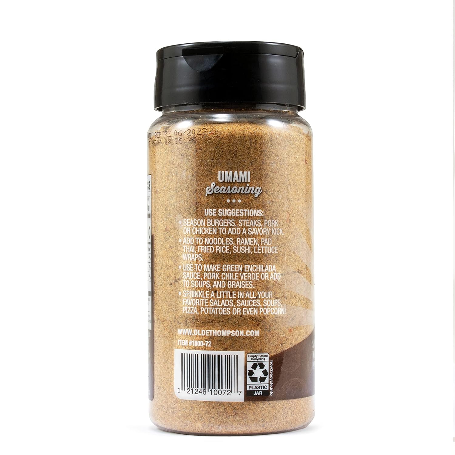 Olde Thompson Umami Seasoning - Savory Mushroom Blend with Onions & Peppers, 6.8 oz | Perfect for Grilling, Roasting & Enhancing Soups & Stews