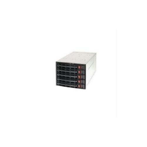 BLACK SAS/SATA Mobile Rack with SES2 - Hot Swappable Hard Drive Enclosure for Data Storage & Server Upgrades | Perfect for IT Professionals & Data Centers