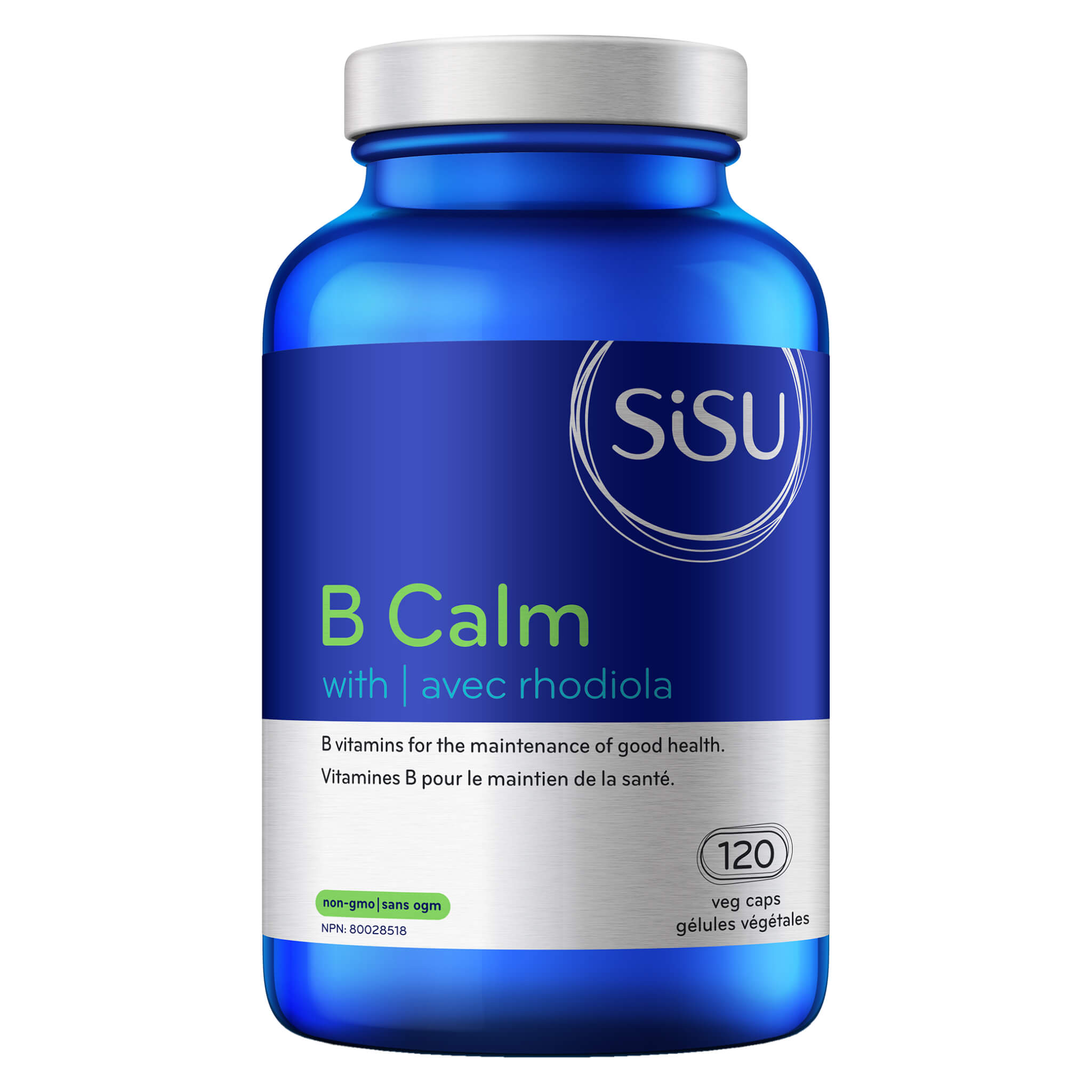 B Calm + Rhodiola Stress Relief Supplement - Natural Adaptogen for Anxiety & Focus - Boost Energy & Mental Clarity - Perfect for Work, Study & Daily Stress Management