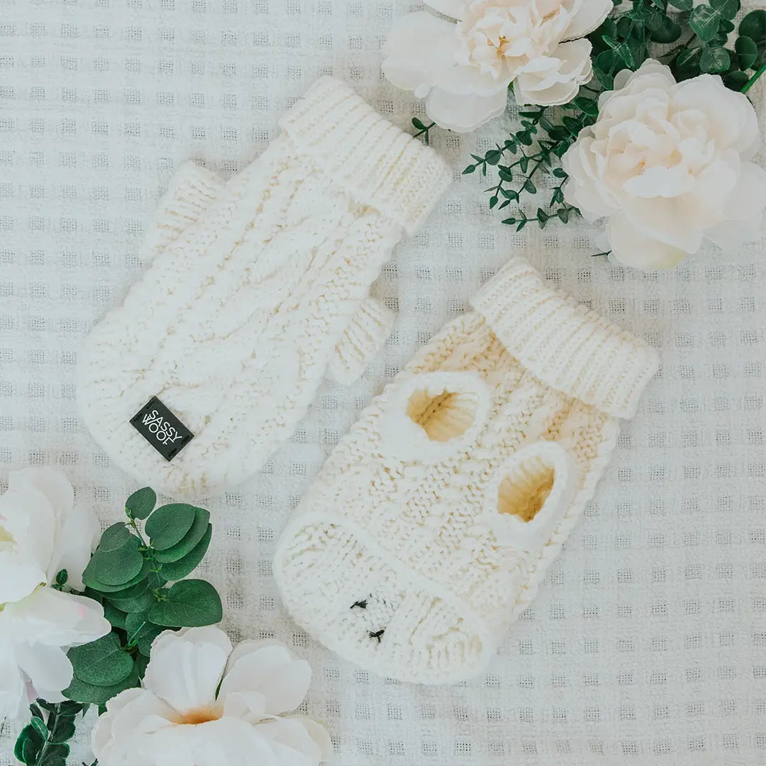 Cozy White Cable Knit Sweater for Women - Winter Warm Pullover Casual Knitwear - Perfect for Christmas, Office & Date Nights