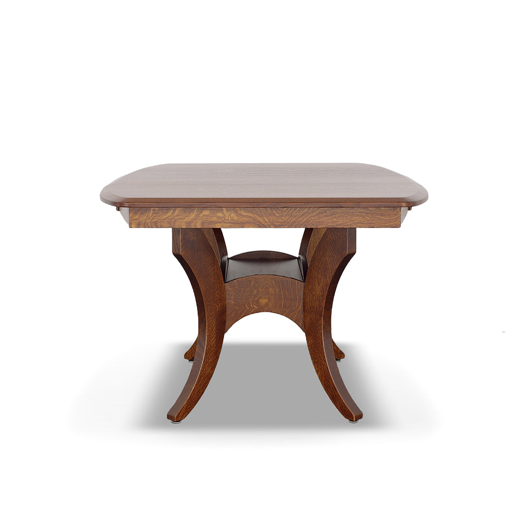 Fort Knox Trestle Table - Solid Wood Dining Table for Farmhouse & Rustic Decor | Perfect for Dining Room, Kitchen, and Outdoor Entertaining