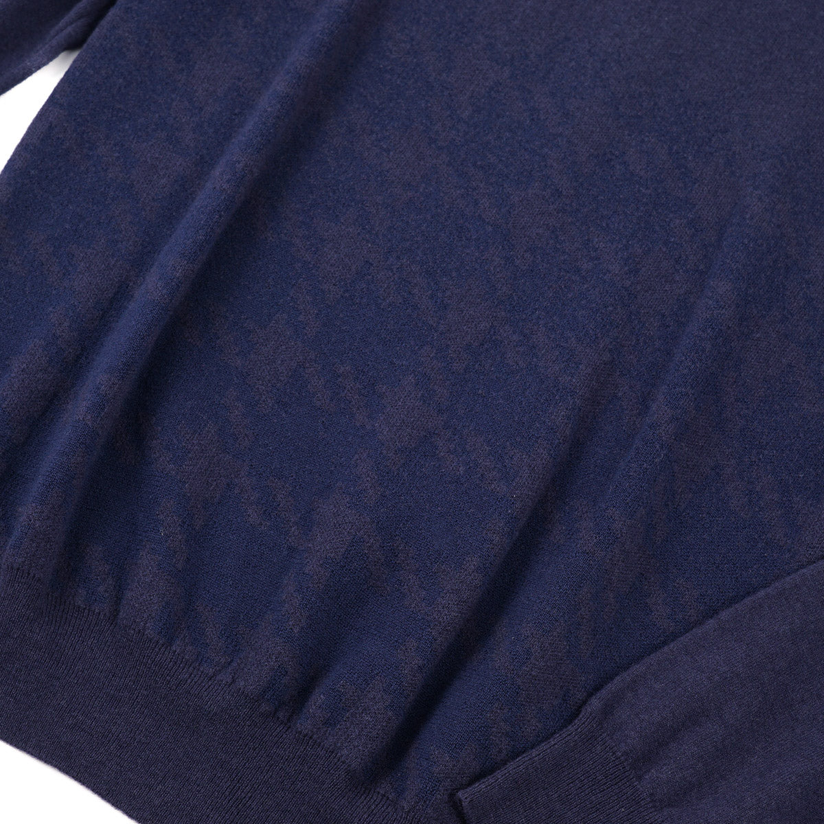 Boglioli Men's Printed Merino Wool Sweater - Soft & Warm Knit Pullover for Fall & Winter - Perfect for Office, Casual Wear & Date Nights