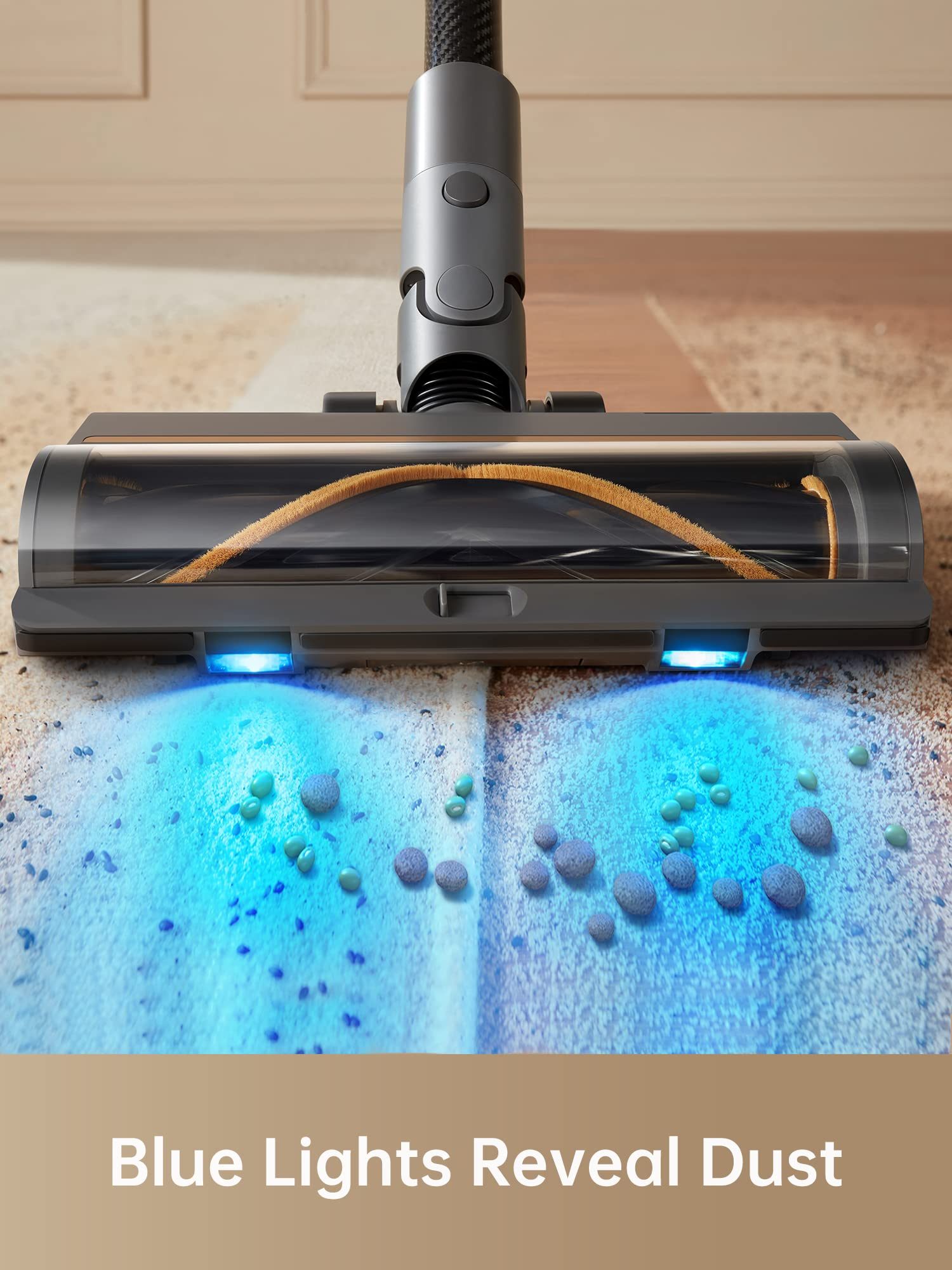 dreame R20 Cordless Vacuum Cleaner - Powerful Stick Handheld Vacuum with Dual Brush Heads, 90 Min Runtime, Rechargeable for Hard Floors, Carpets & Pet Hair | Ideal for Home Cleaning, Quick Pickup & Pet Owners