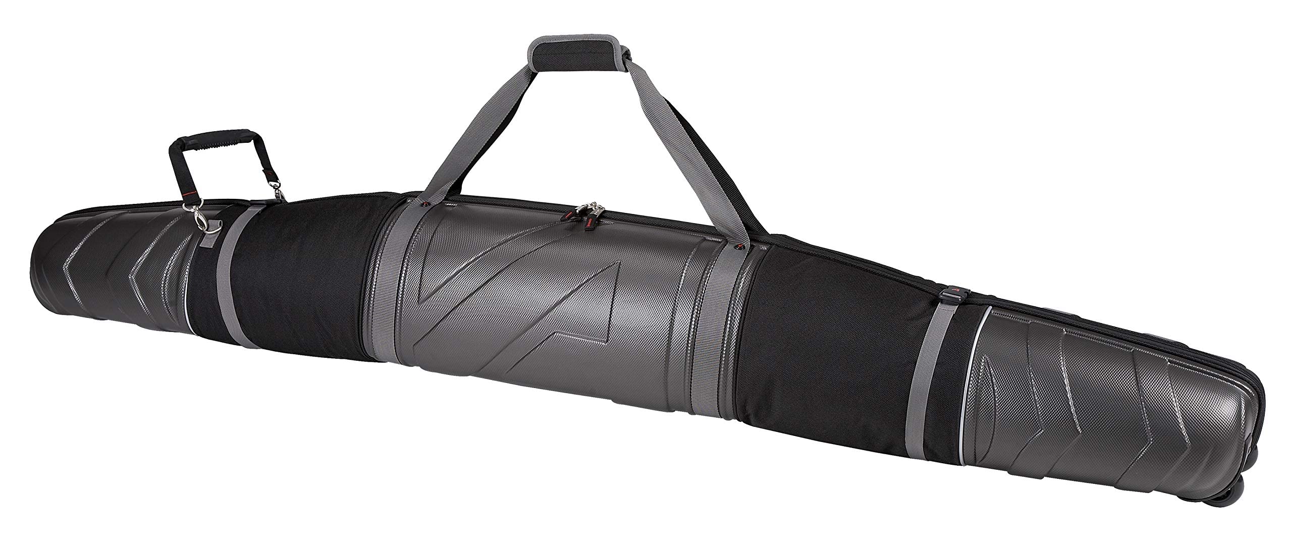 Athalon Double Ski Bag - Waterproof Travel Ski Bag for 2 Pairs of Skis & Poles - Perfect for Airplane Travel & Winter Sports Storage