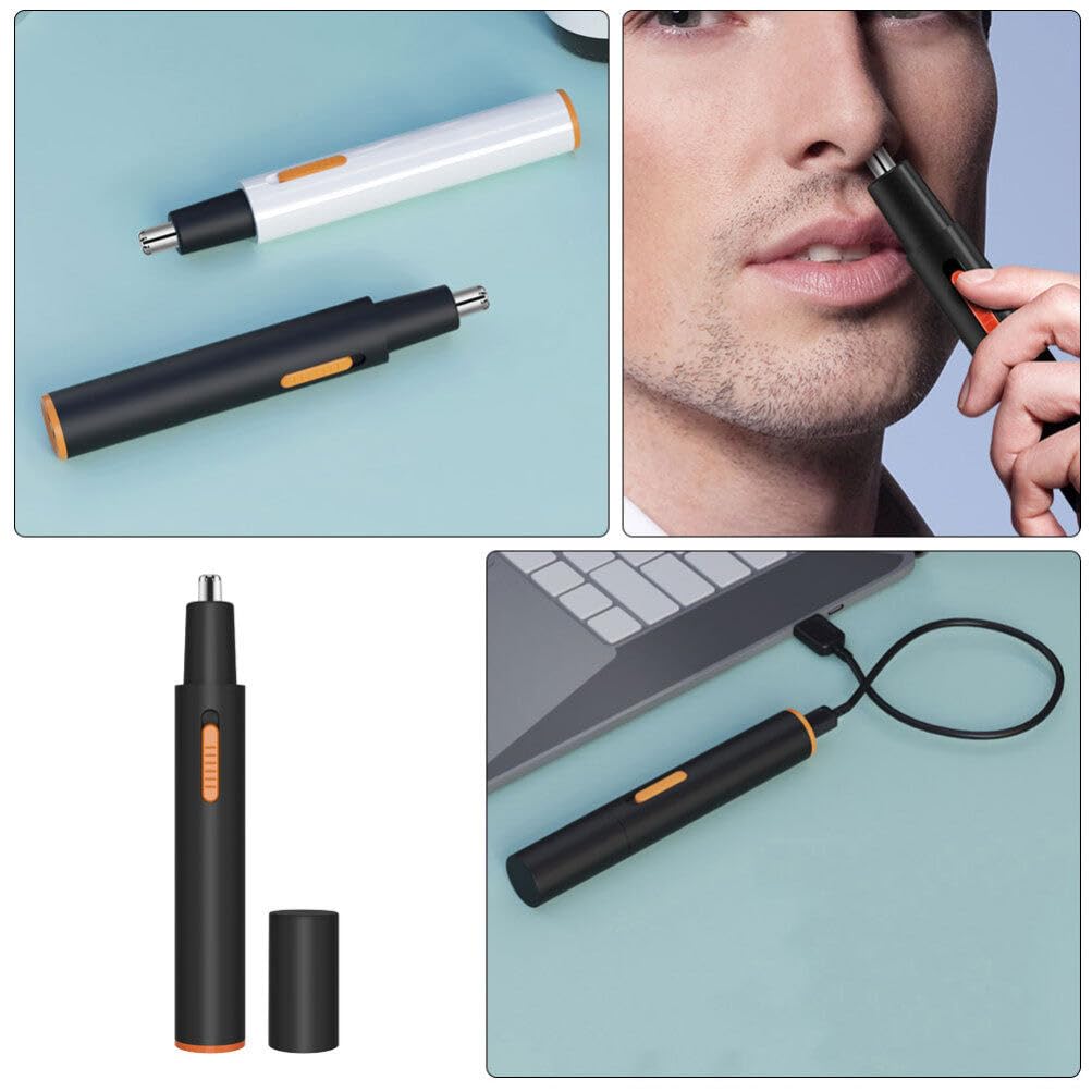 FOMIYES Electric Nose Hair Trimmer for Men - Portable & Rechargeable Nose Hair Clipper, Painless Grooming Tool for Travel, Home & Gym Use