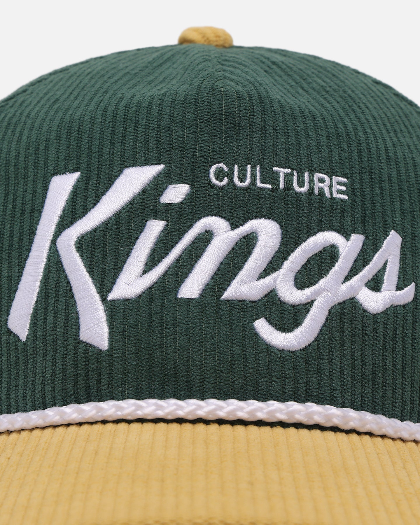 47 Brand Culture Kings Crossrope 'Culture Kings Script' Snapback Hat in Green - Perfect for Streetwear, Hip-Hop Fashion & Urban Lifestyle
