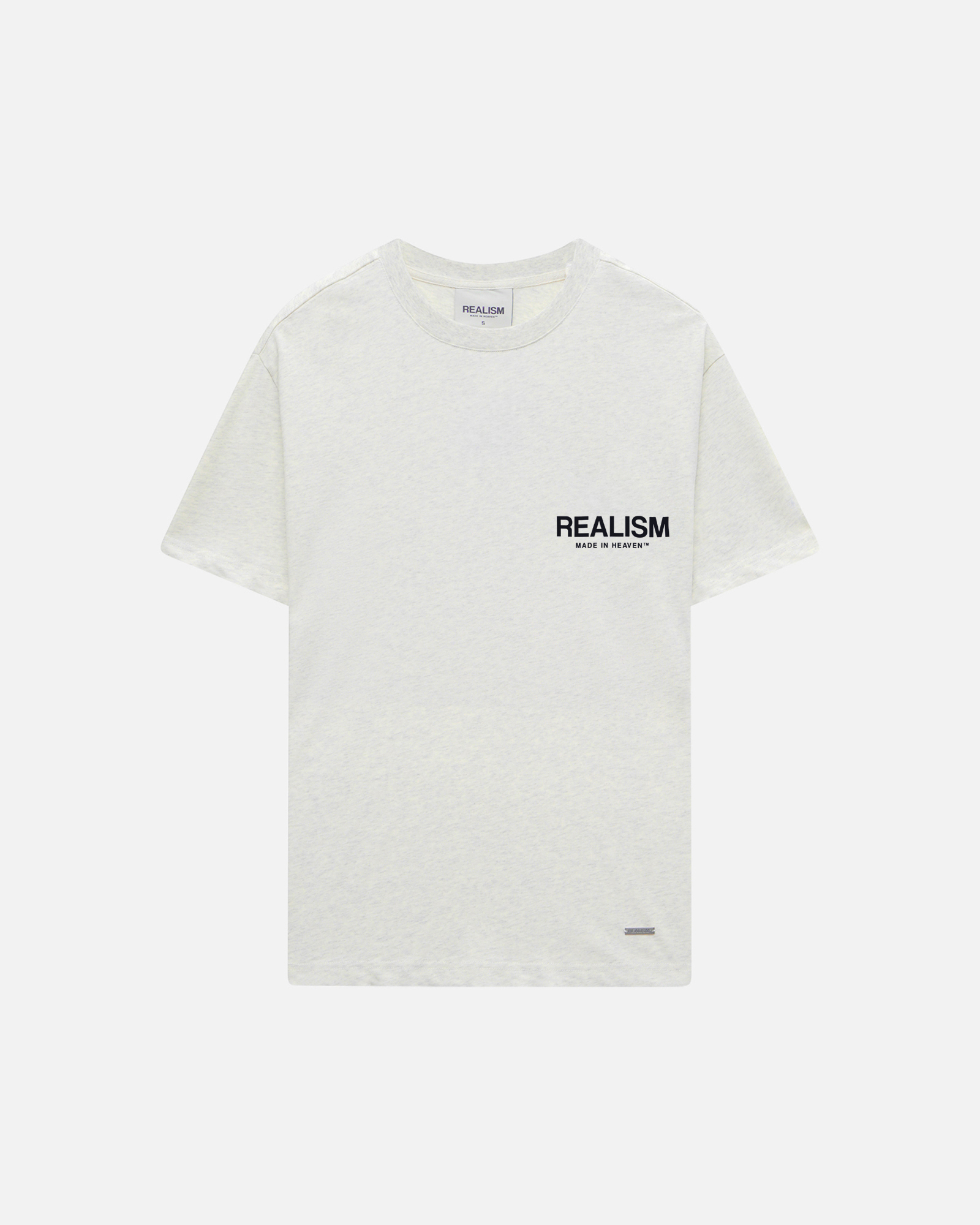 SSS Realism Heaven Logo Tee Oatmeal - Stylish Cotton T-Shirt for Men & Women | Perfect for Casual Wear, Street Fashion & Everyday Outfits