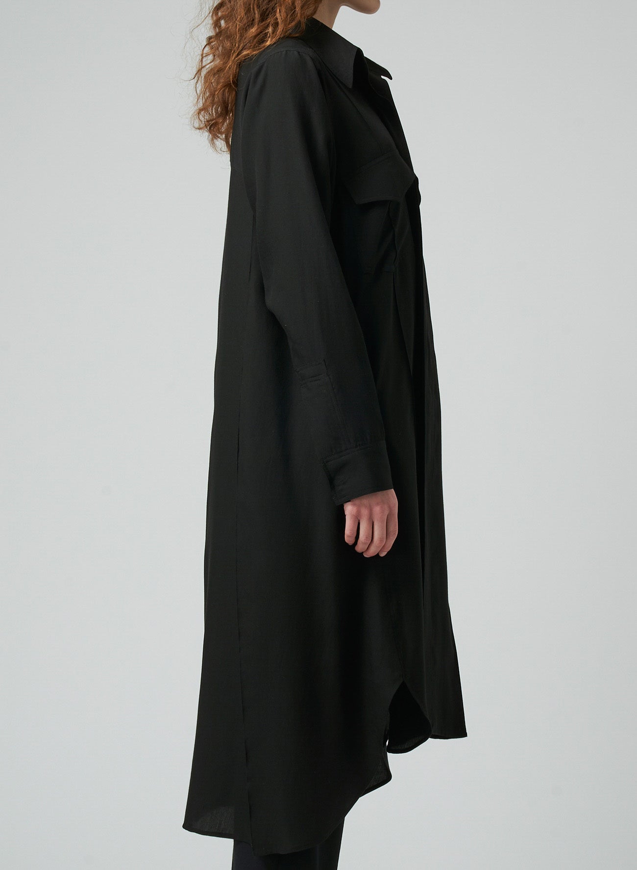 Premium Cellulose Poplin Work Shirt Long Dress - Comfortable & Stylish Office Wear for Women | Perfect for Business Casual, Professional Meetings & Formal Events