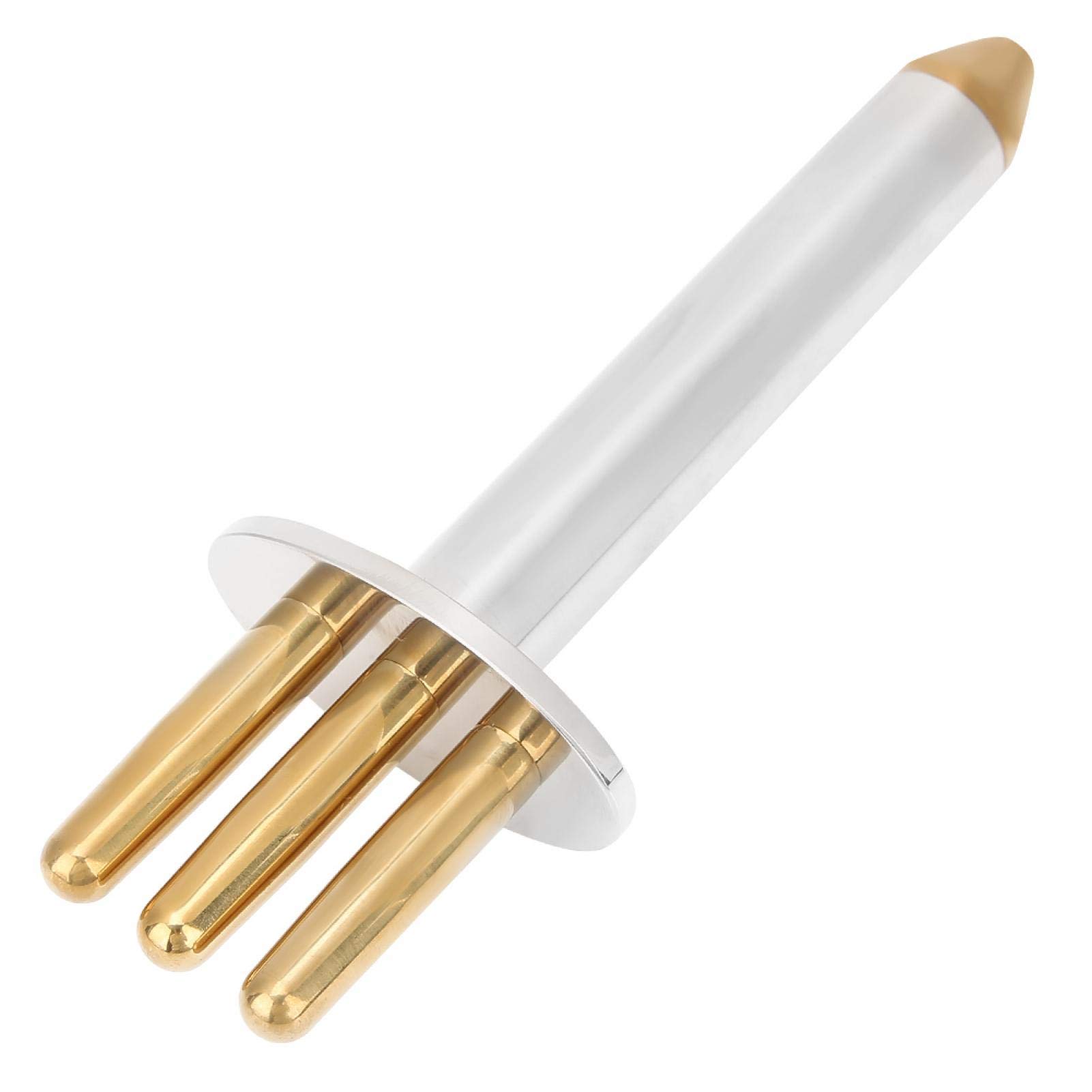 Acupoint Massage Stick with Round Bead & 3-Prong Design - Magnetic Therapy Massager for Pain Relief, Slimming & Relaxation - Perfect for Home, Office & Travel Use