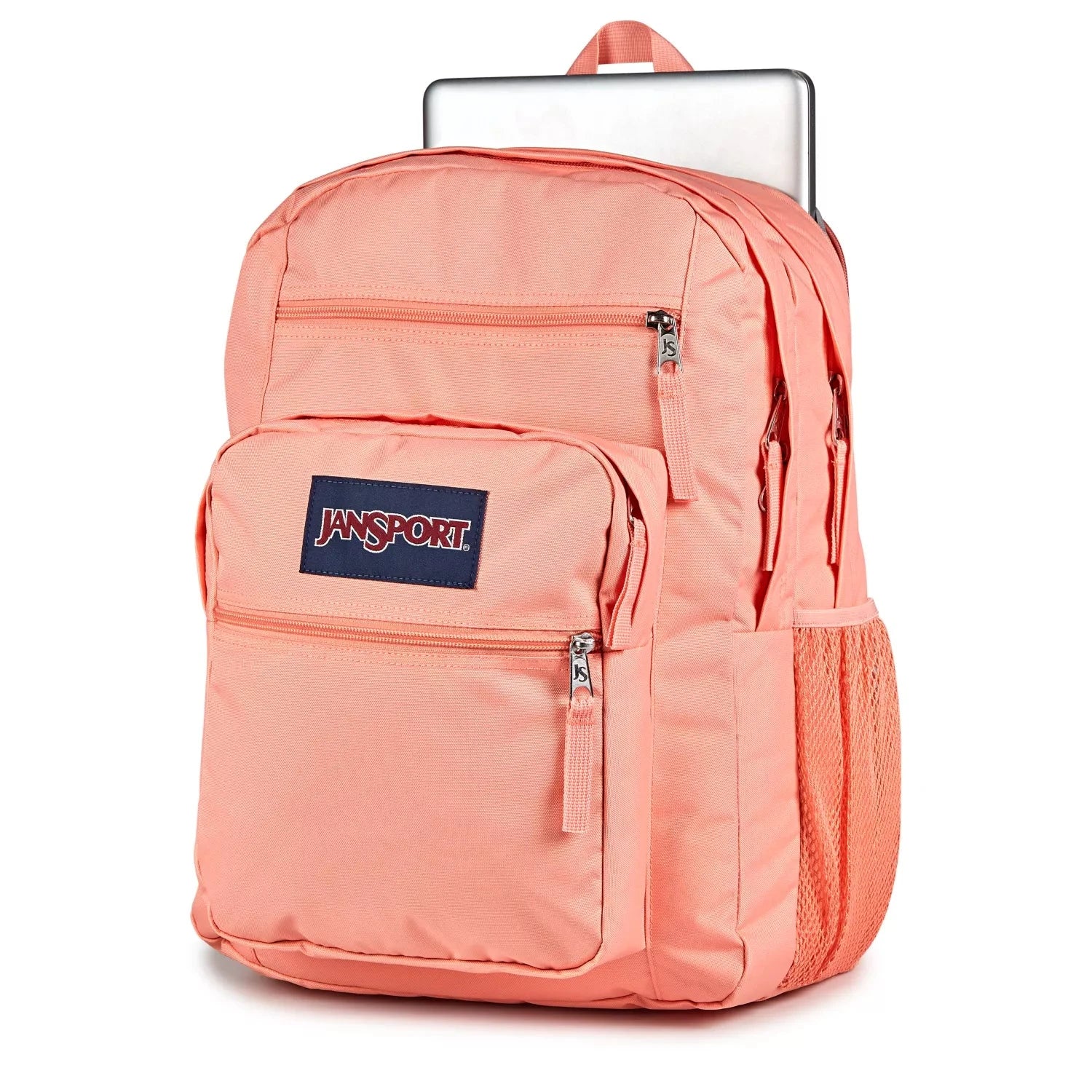 JanSport Big Student Backpack for School & Travel - Lightweight Laptop Backpack with Spacious Compartment, Durable Peach Pink Design | Perfect for College, High School, Work & Outdoor Adventures