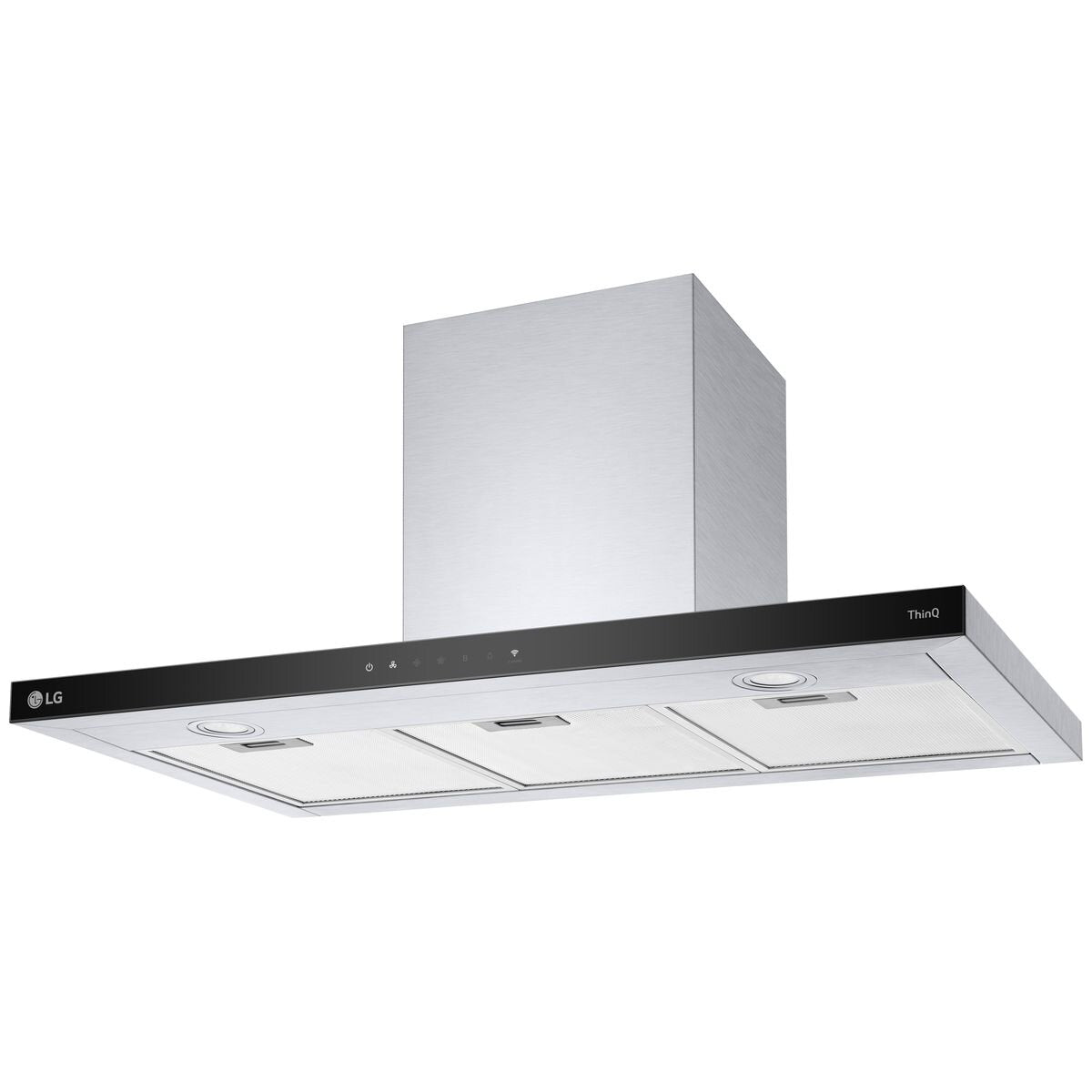 LG BWH907T3S 90cm Series 7 Stainless Steel Canopy Range Hood - Powerful Kitchen Ventilation for Smoke & Odor Removal - Perfect for Modern Home Cooking