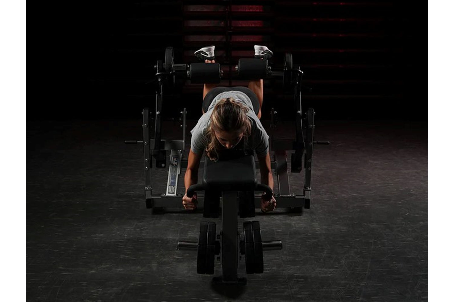 Hammer Strength Plate Loaded Iso-Lateral Leg Curl Machine - Professional Gym Equipment for Hamstring Workouts - Perfect for Home & Commercial Gyms