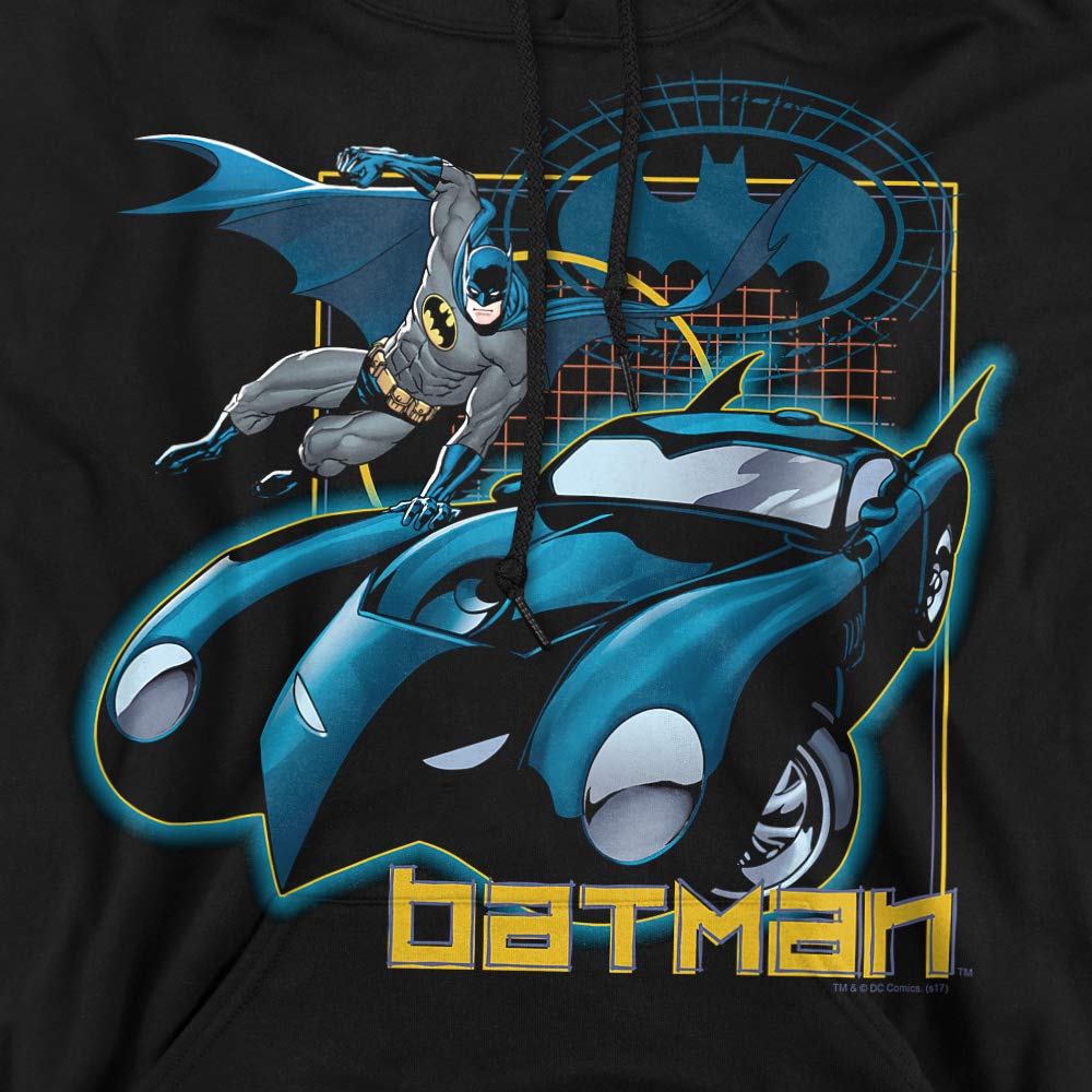 Trevco Batman Graphic Unisex Hoodie for Adults - Soft Pullover Sweatshirt for Casual Wear & Superhero Fans