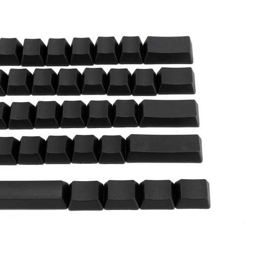 High-Quality Blank Thick PBT 61-Key ANSI Keycaps for MX Switches - Durable Mechanical Keyboard Keycaps for Typing, Gaming & Office Work