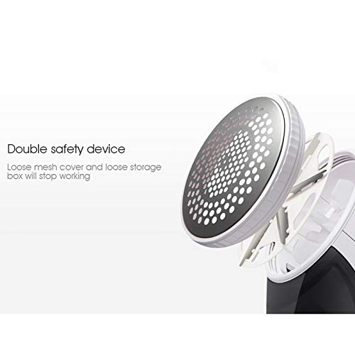 Rechargeable Portable Electric Lint Remover - Fabric Shaver for Sweaters, Clothes, Carpets & Curtains | Efficient Hair Ball Trimmer for Home & Travel Use