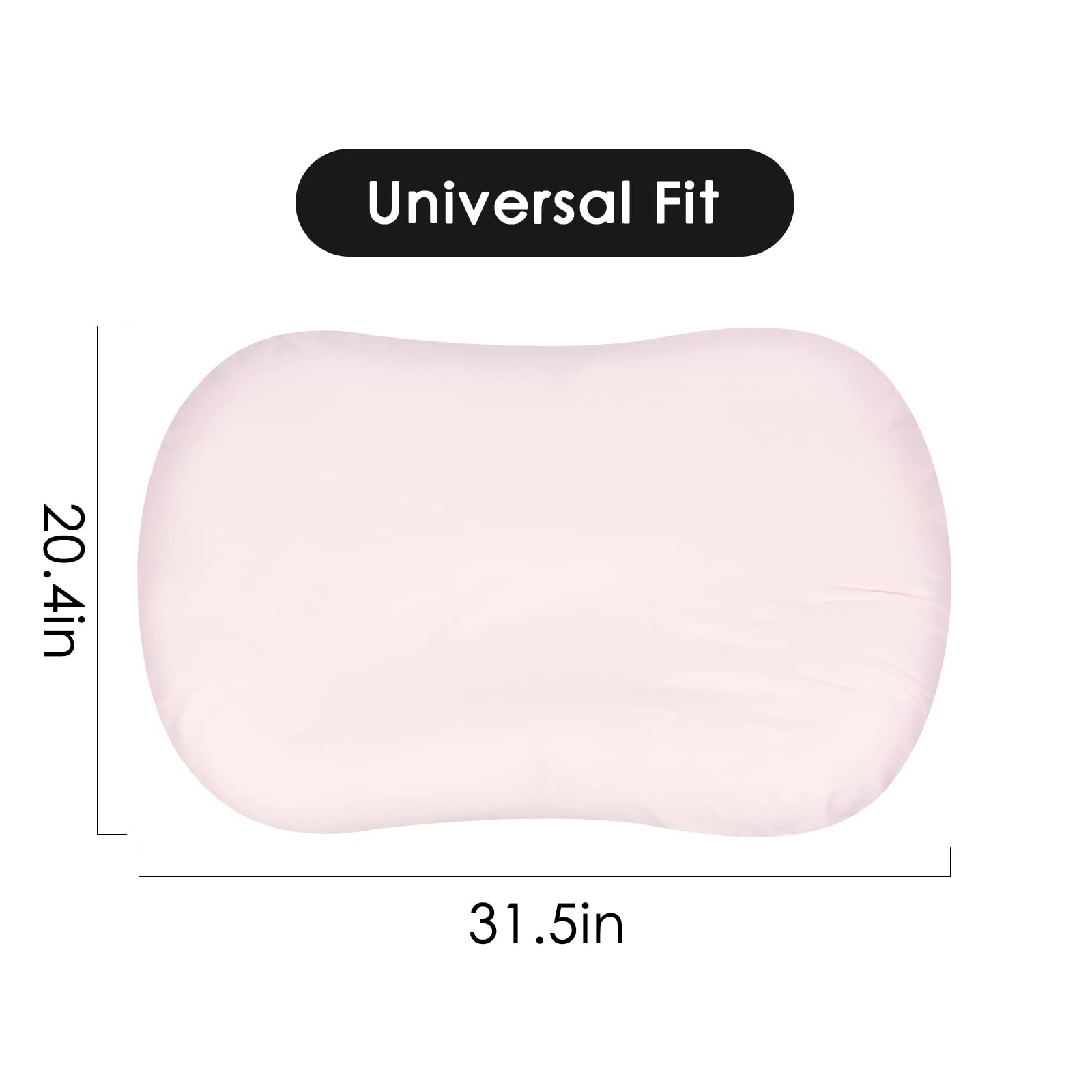 Mexxi Organic Waterproof Baby Lounger Cover - 100% Organic Cotton, Breathable & Hypoallergenic - Baby Pink - Perfect for Nursery, Travel & Playtime