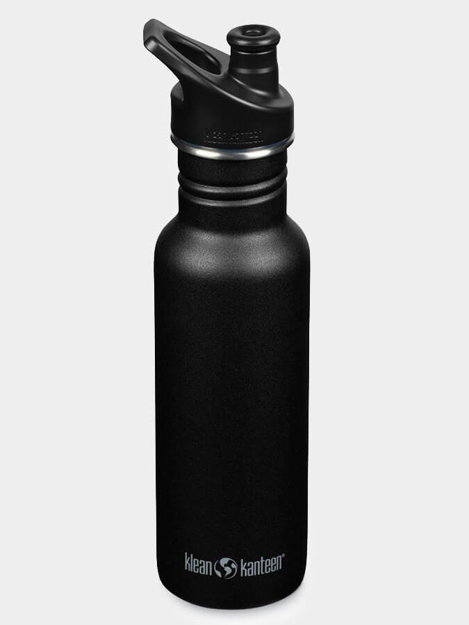 Klean Kanteen Classic Stainless Steel Water Bottle 18oz (532ml) - BPA Free, Leak Proof, Eco Friendly Reusable Bottle for Hiking, Gym, Office & Outdoor Activities