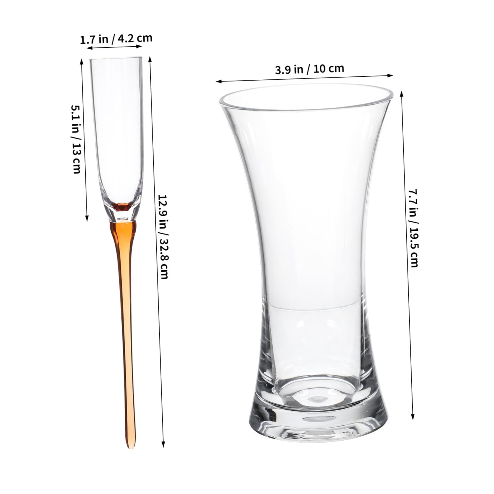 DOITOOL 1 Set Acrylic Wine Glasses - Shatterproof Red Wine Goblets, Clear Drinking Cups for Beach Parties, Weddings, and Outdoor Events - Perfect for Cocktails, Champagne, and Beverages - Party Supplies & Barware Essentials