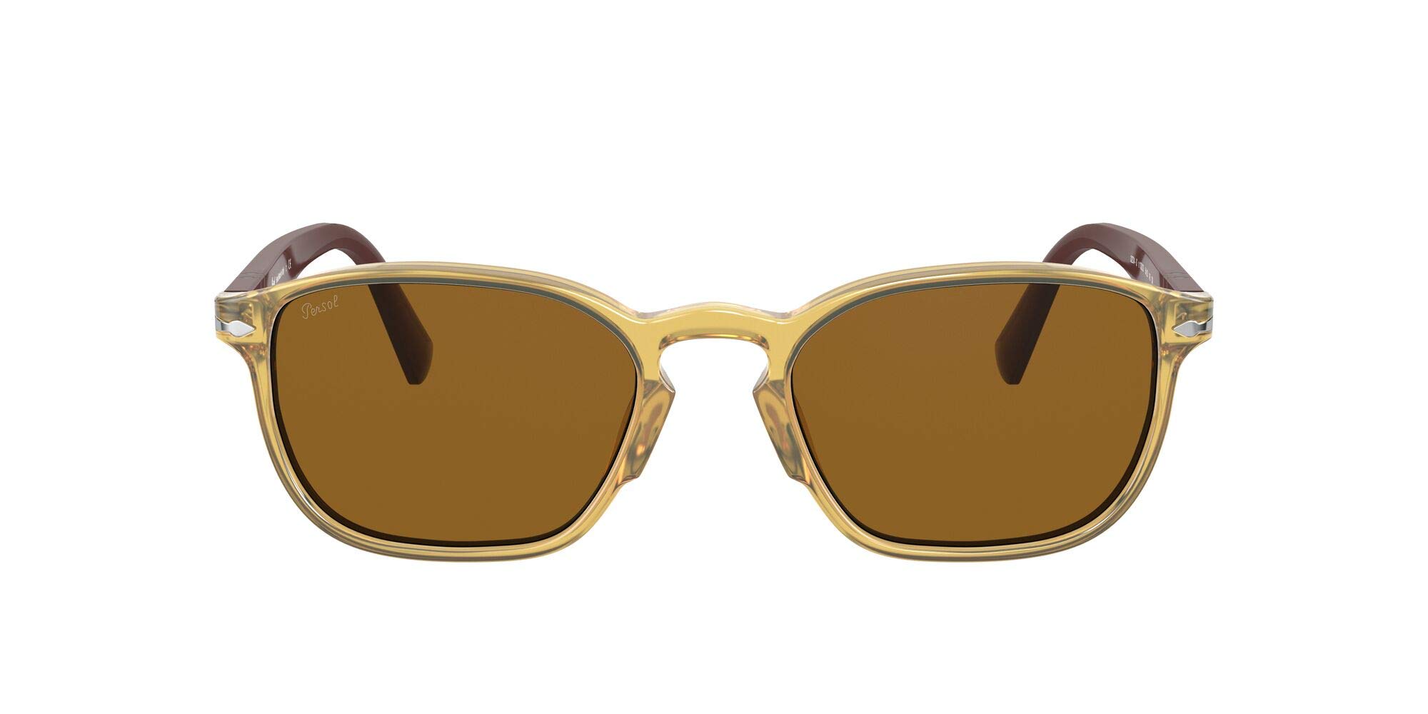 Persol PO3234S Pillow Sunglasses - Polarized Vintage Aviator Sunglasses for Men & Women - Perfect for Driving, Travel, and Outdoor Activities