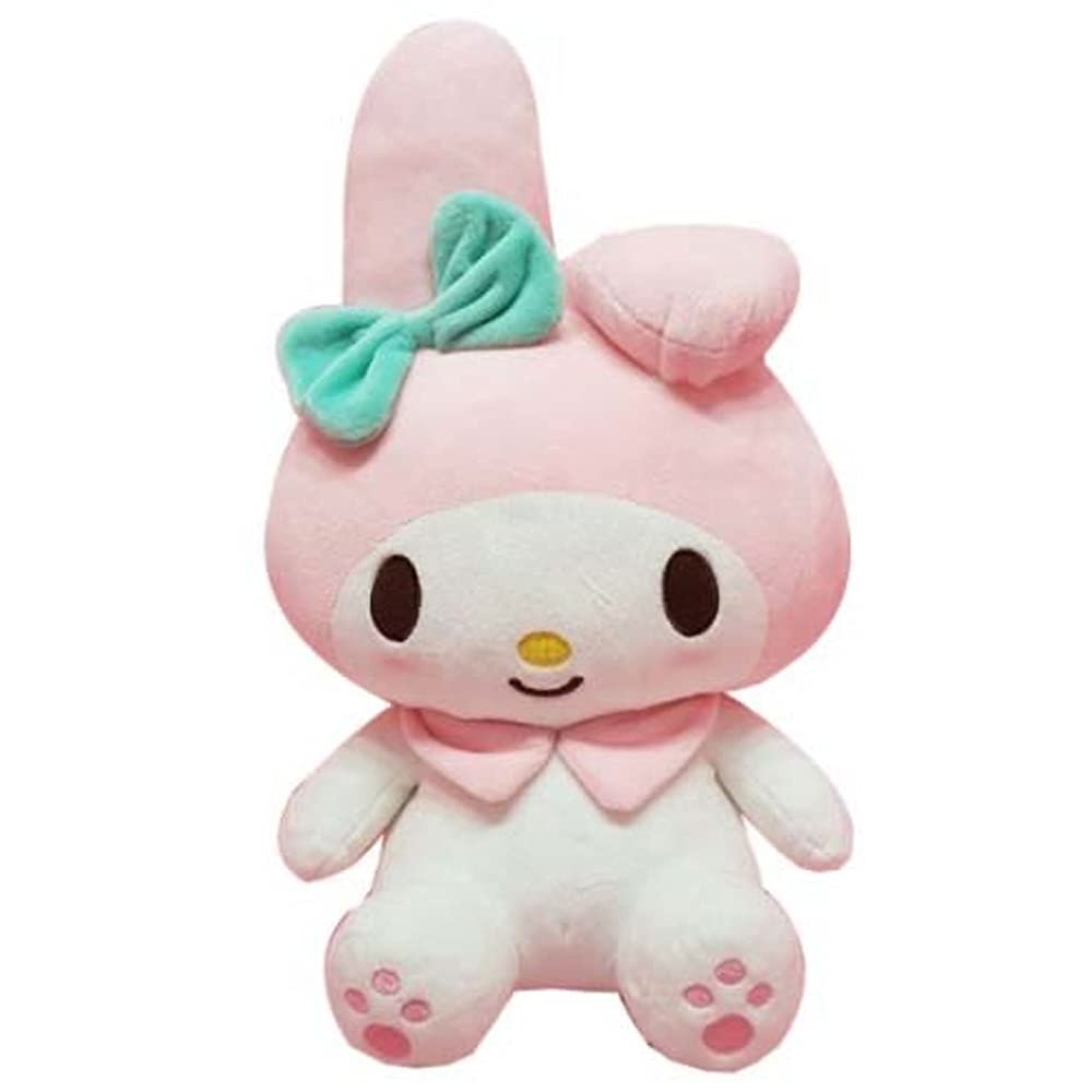 My Melody 10 Inch Soft Plush Stuffed Animal Toy Doll - Cute Kawaii Sanrio Character for Kids Bedroom Decor, Birthday Gifts & Anime Collectibles