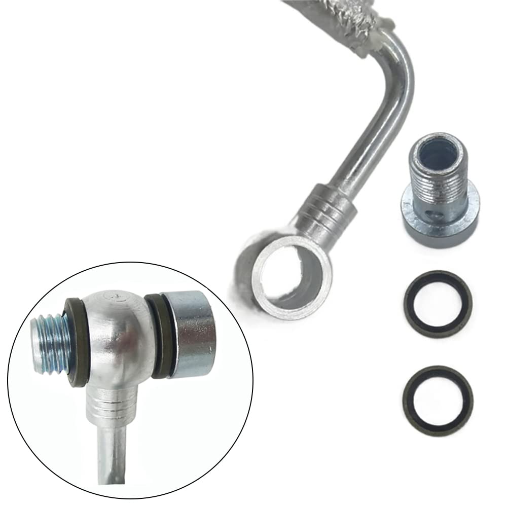 DSkoiph Turbo Oil Feed Pipe Tube 55592600 25198546 - Compatible with Chevy Cruze, Sonic, Trax & Buick Encore - High Performance Replacement Part for Engine Oil System - Perfect for Turbocharger Maintenance & Repair